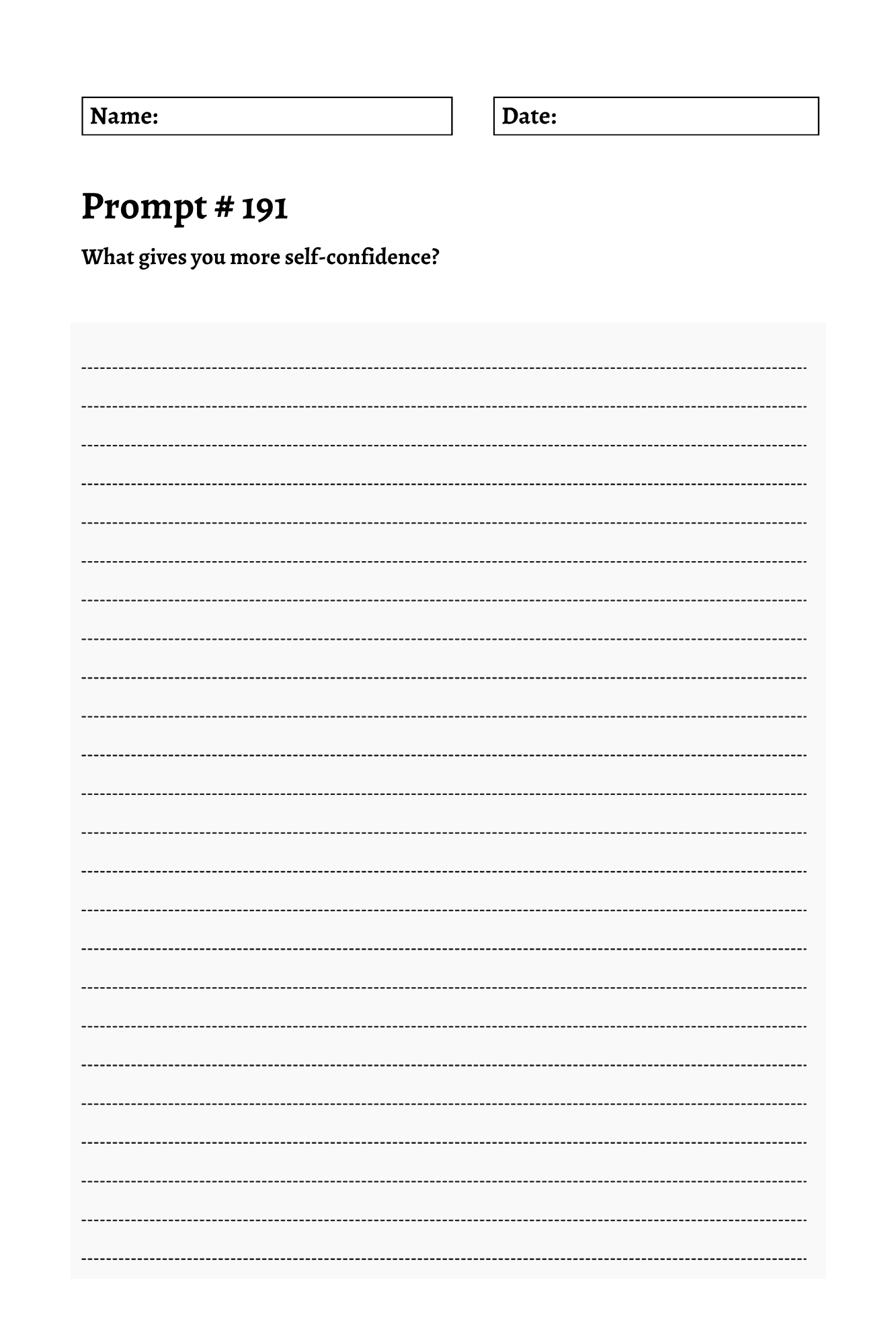 200 Mental Health Journey Prompts