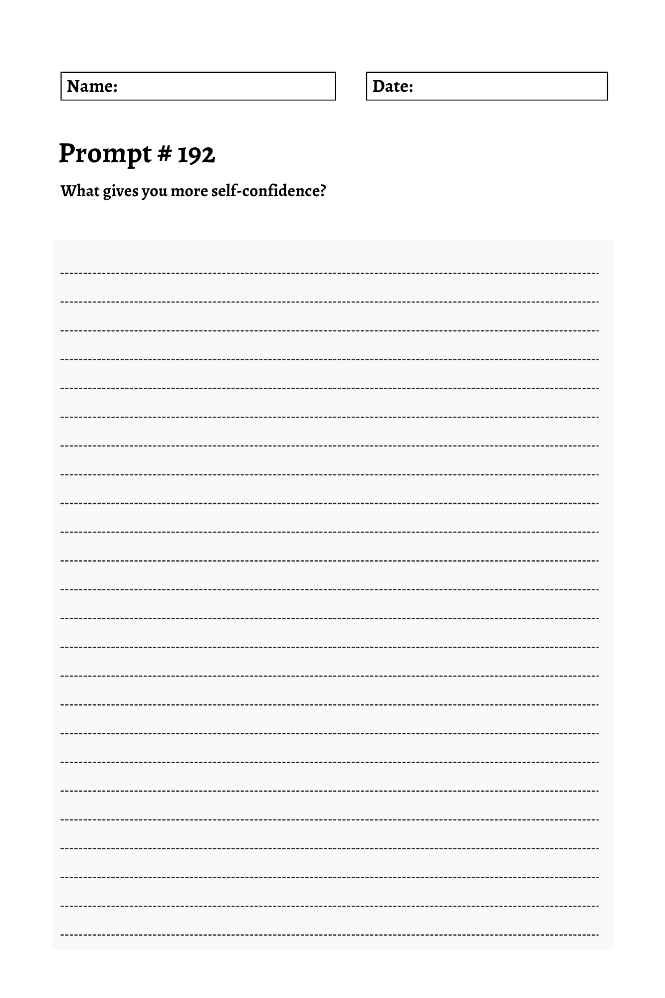 200 Mental Health Journey Prompts