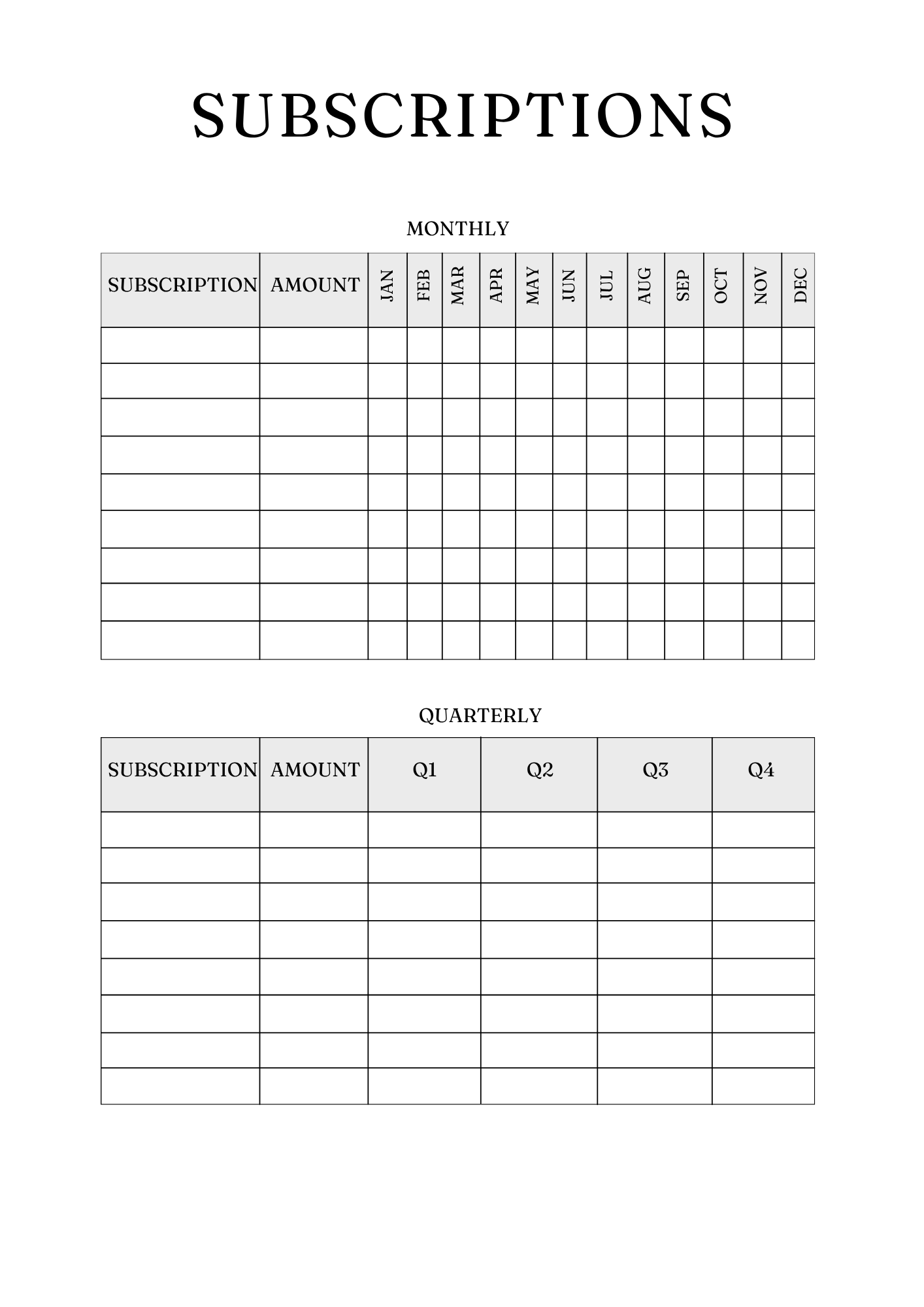 Rental Property Planner