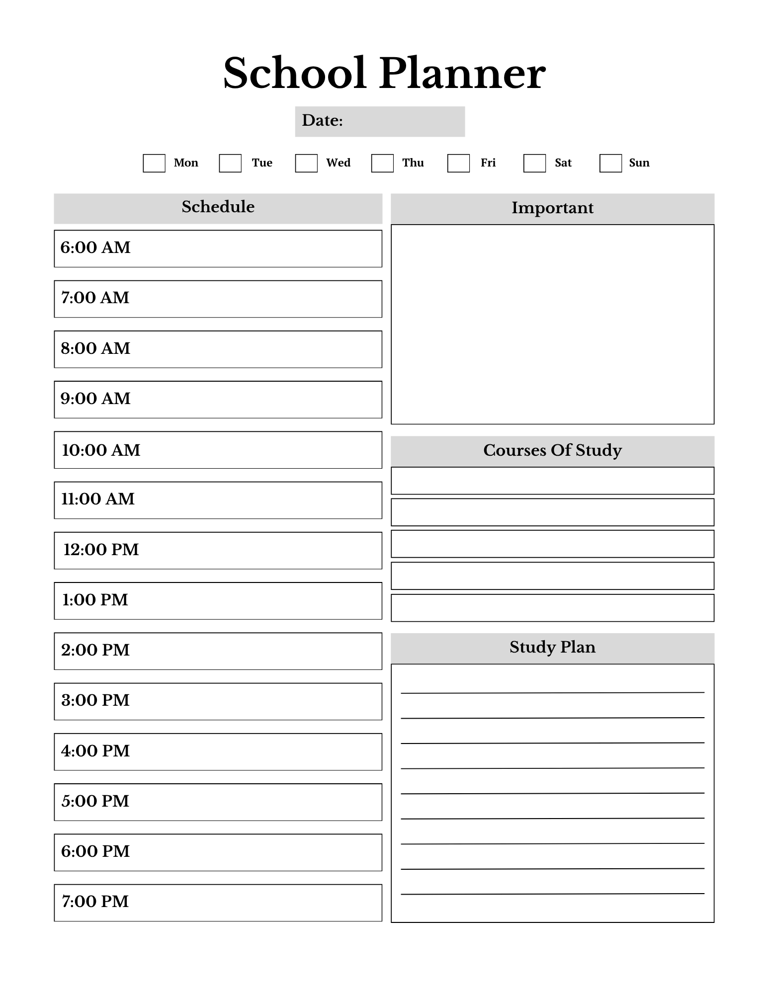 Complete Household Planner