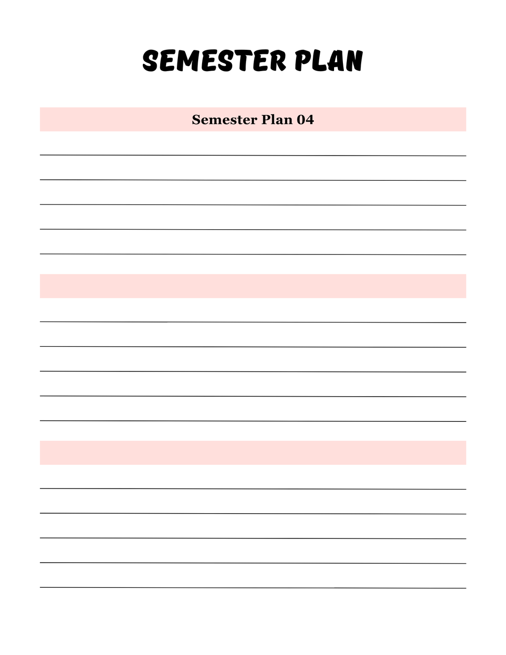 Back -to-school Planner
