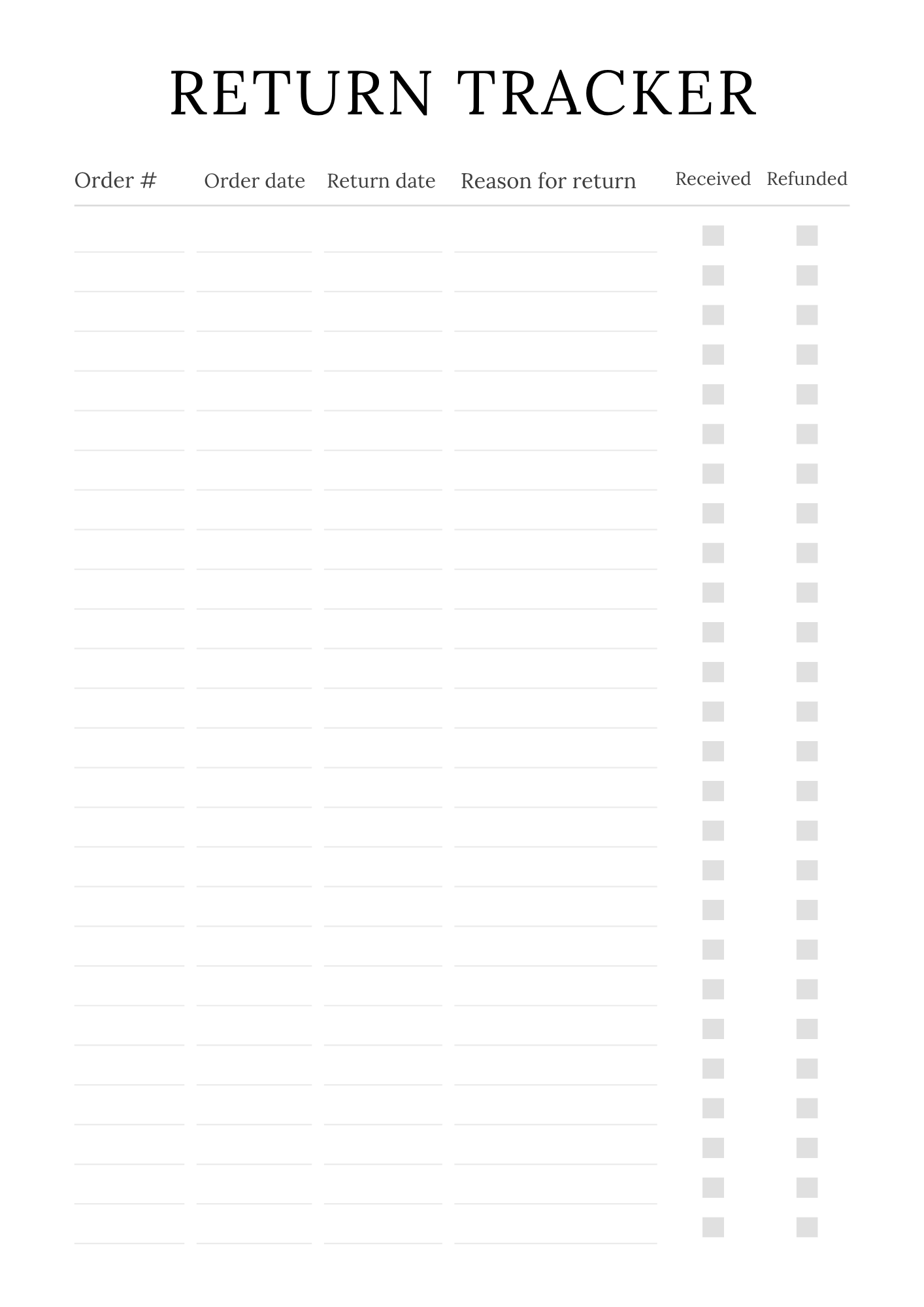 Complete Online Shop Planner
