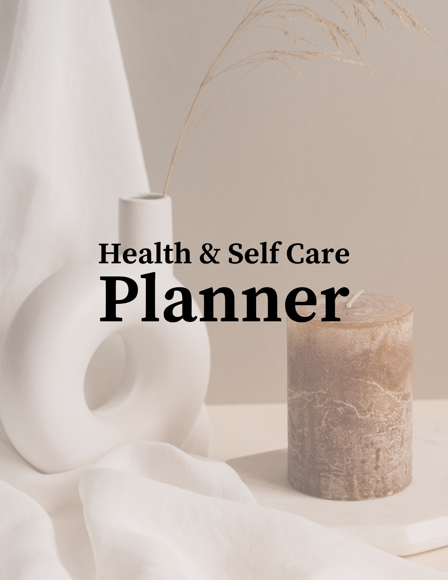 Colorful Self Care Planner