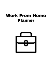 Work From Home Planner