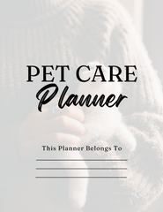 Ultimate Pet Care Planner