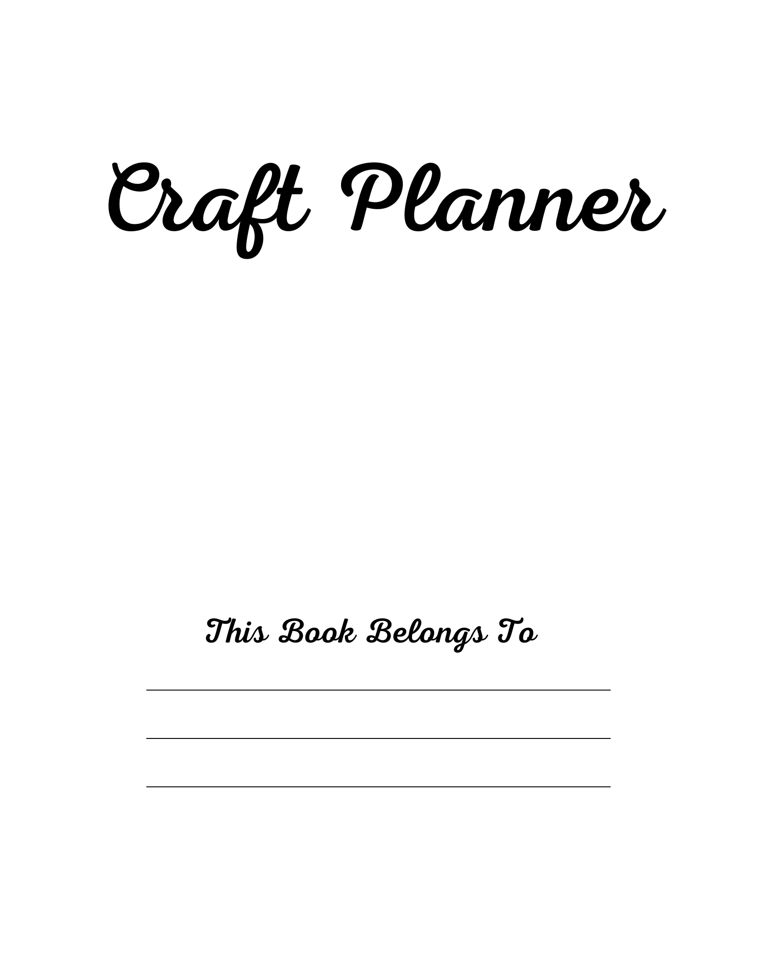 Craft Business Planner