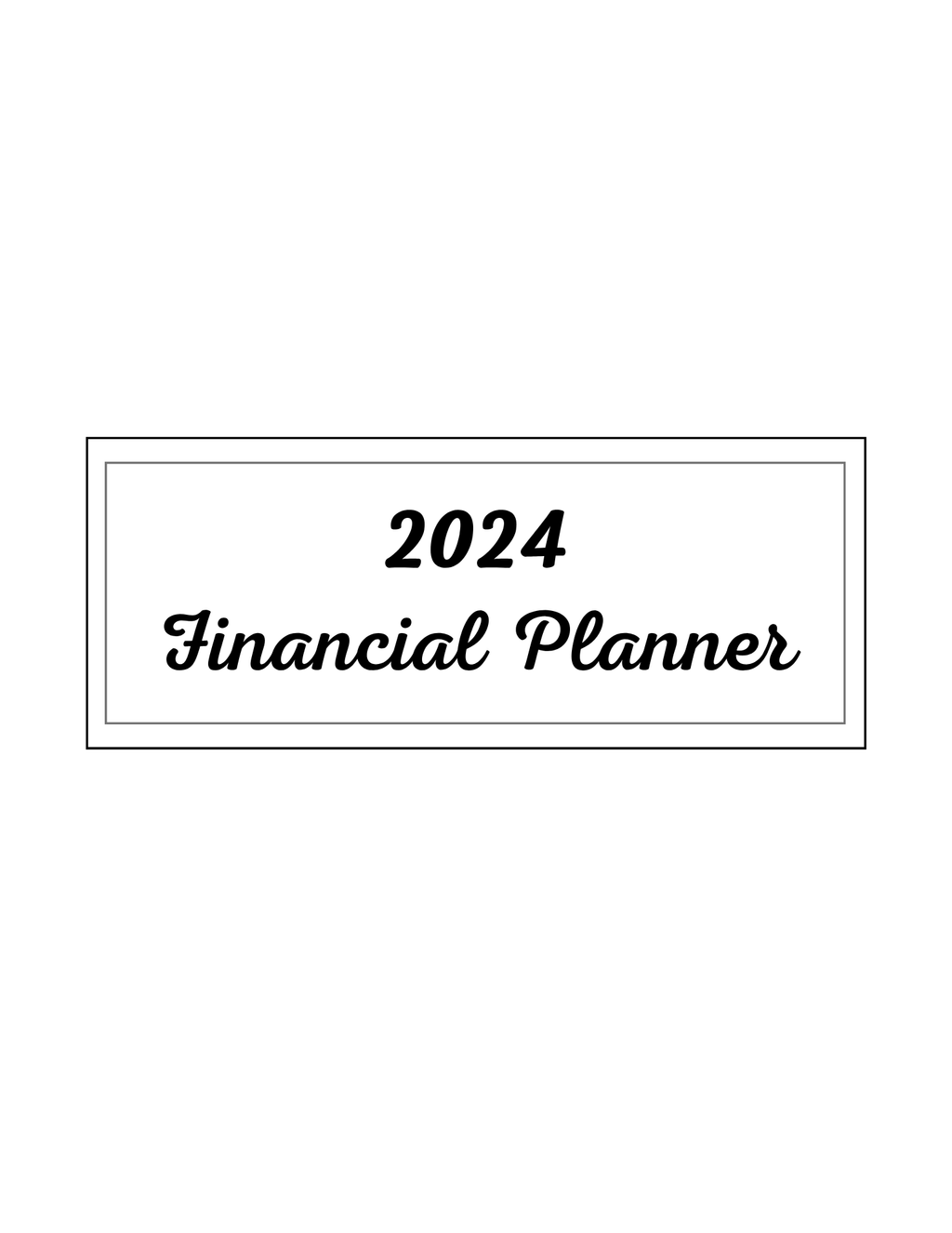 Ultimate Financial Planner 2024