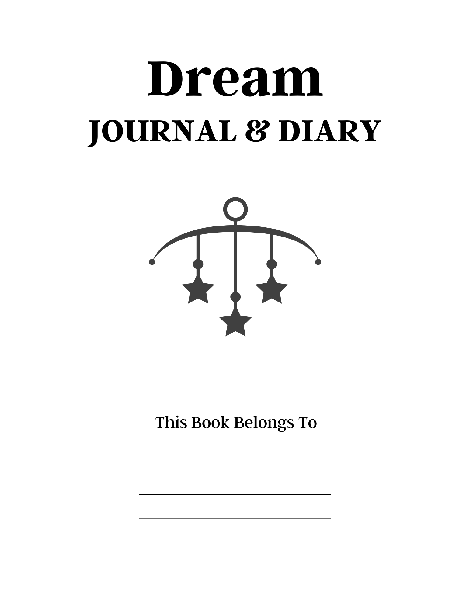 Dream Journal & Diary