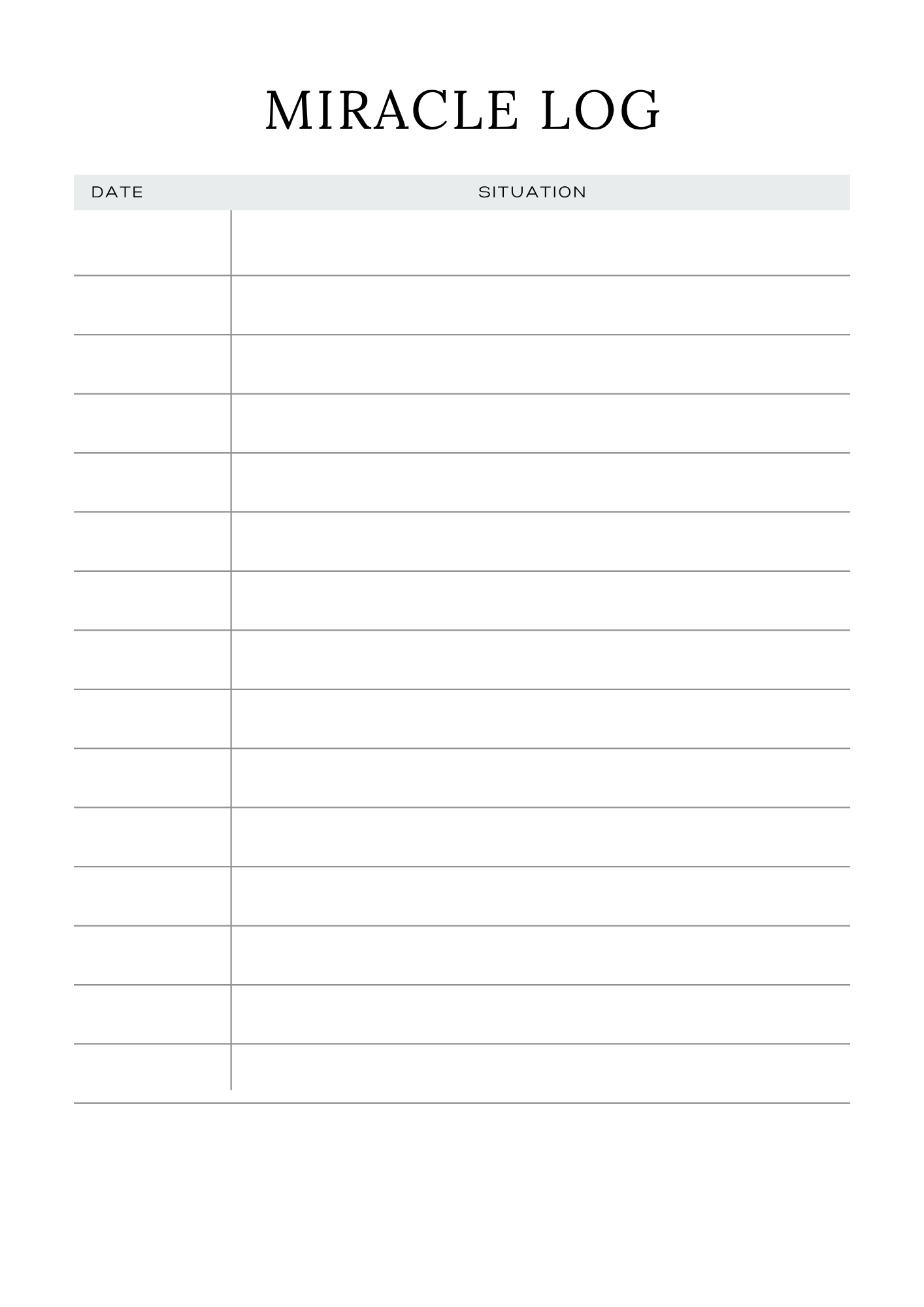 Law of Attraction Mastery Planner