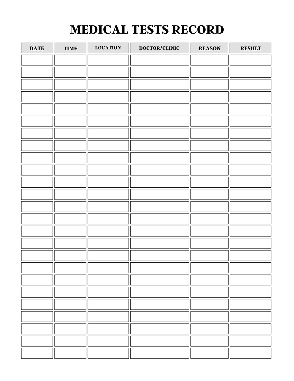 Comprehensive Health Care Planner