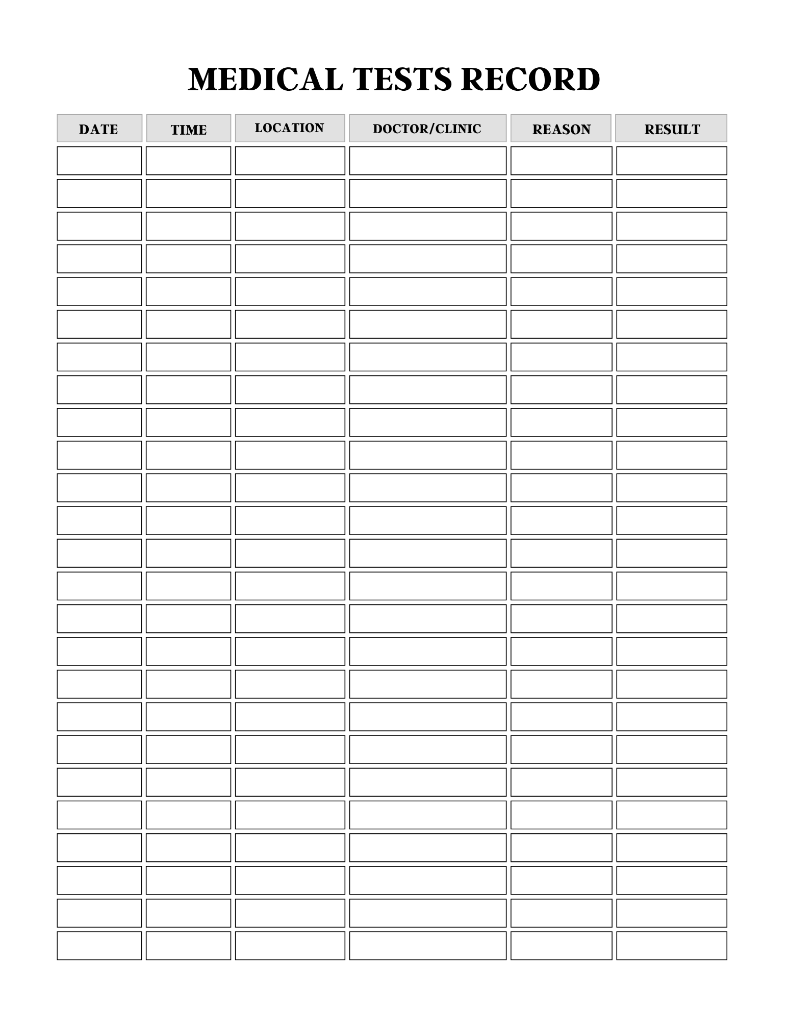 Comprehensive Health Care Planner