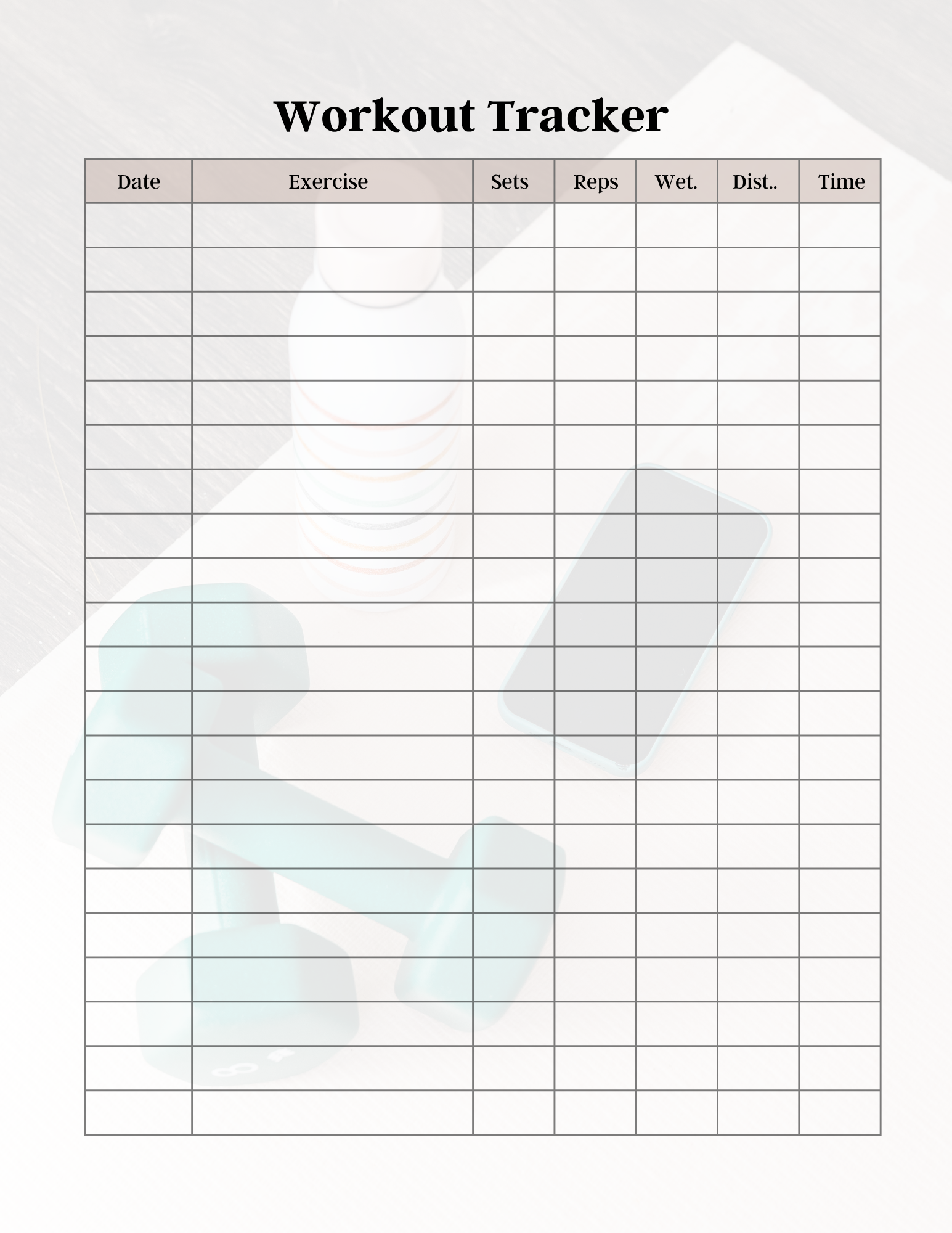 Ultimate Fitness Planner