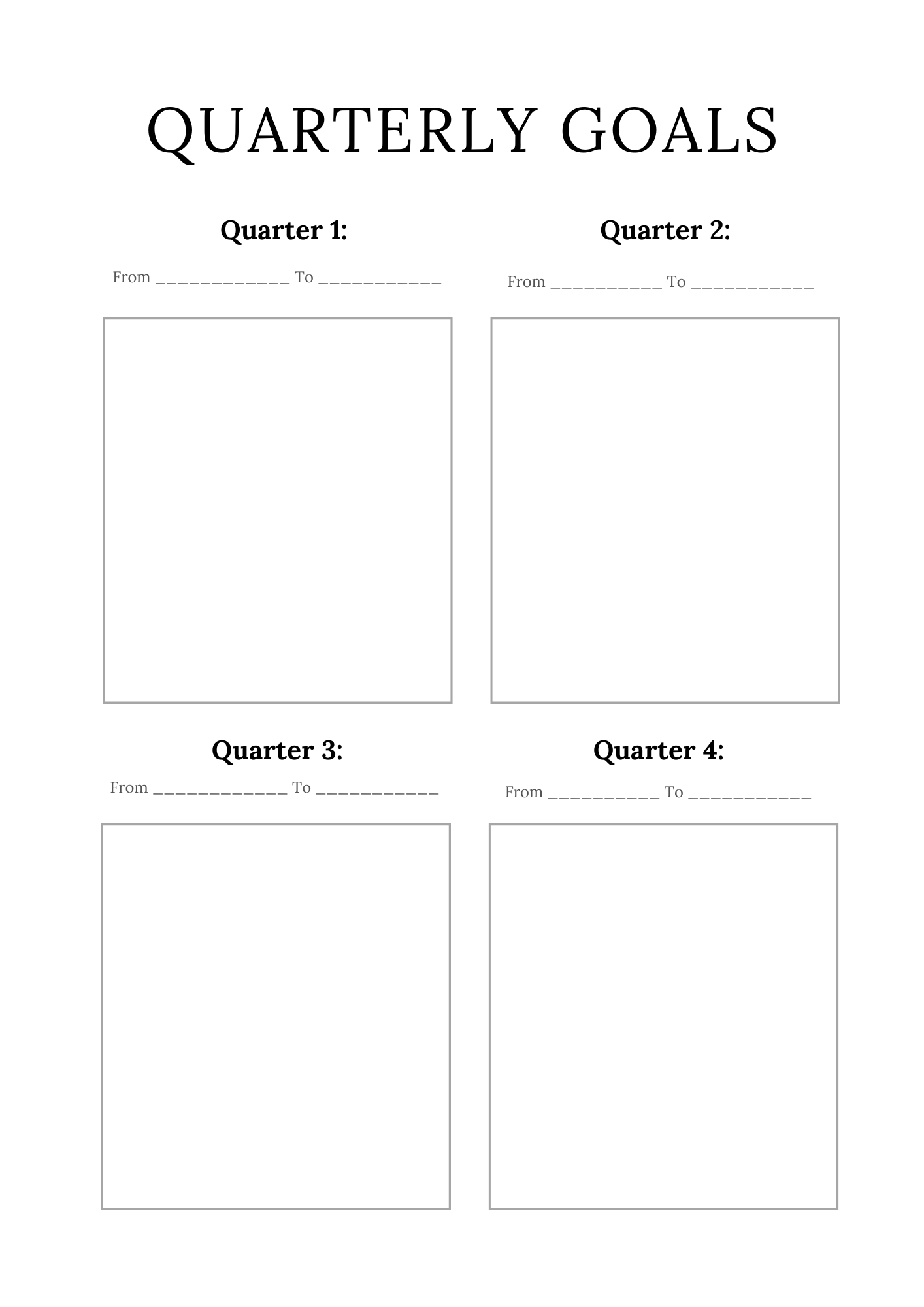 Etsy Shop Planner