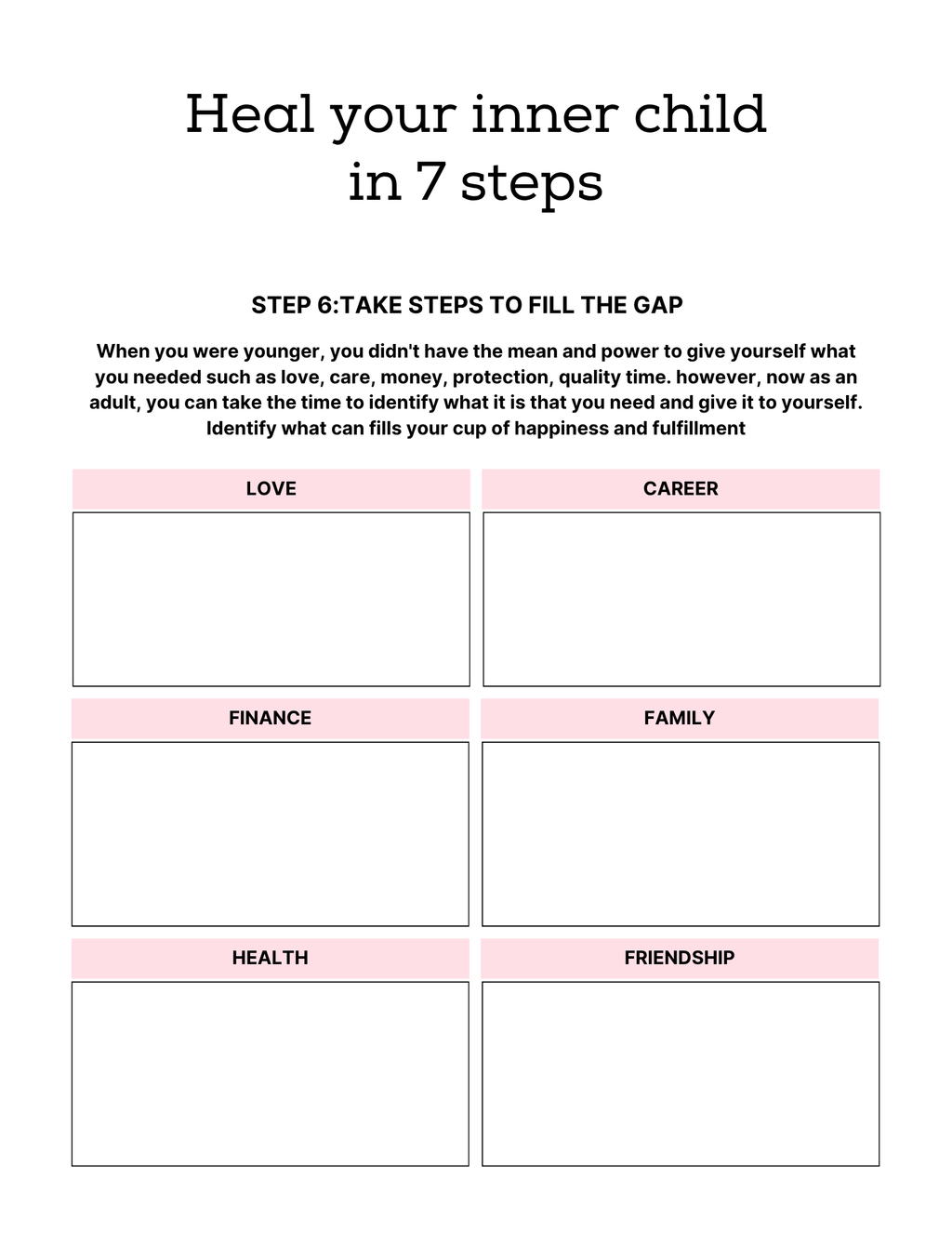 PTSD & Trauma Processing Workbook Colorful 65