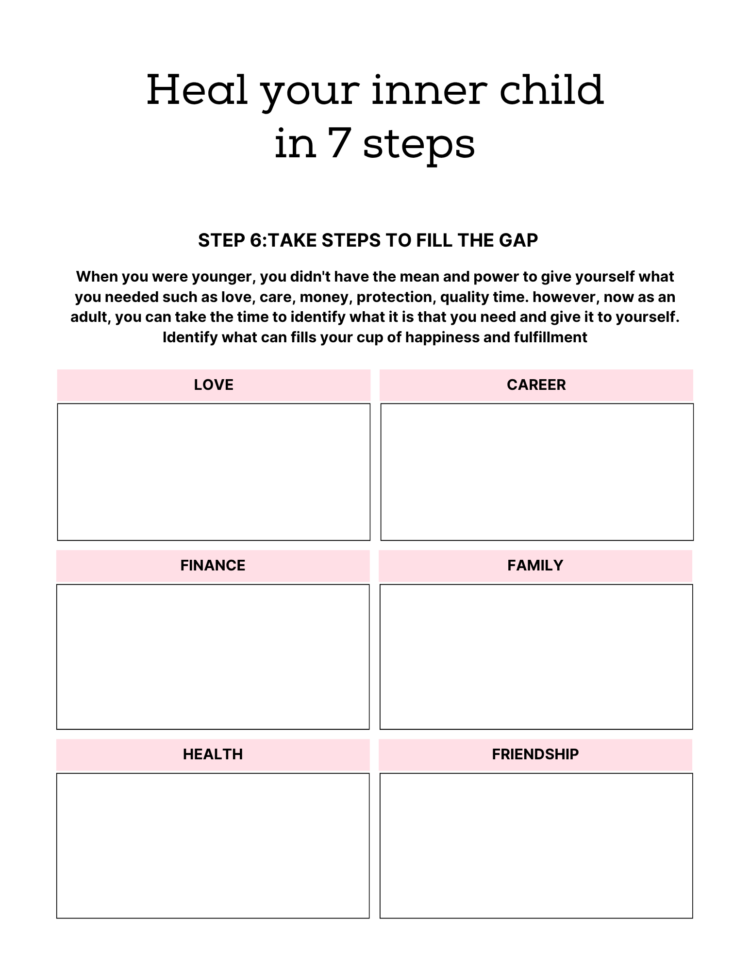 PTSD & Trauma Processing Workbook Colorful 65