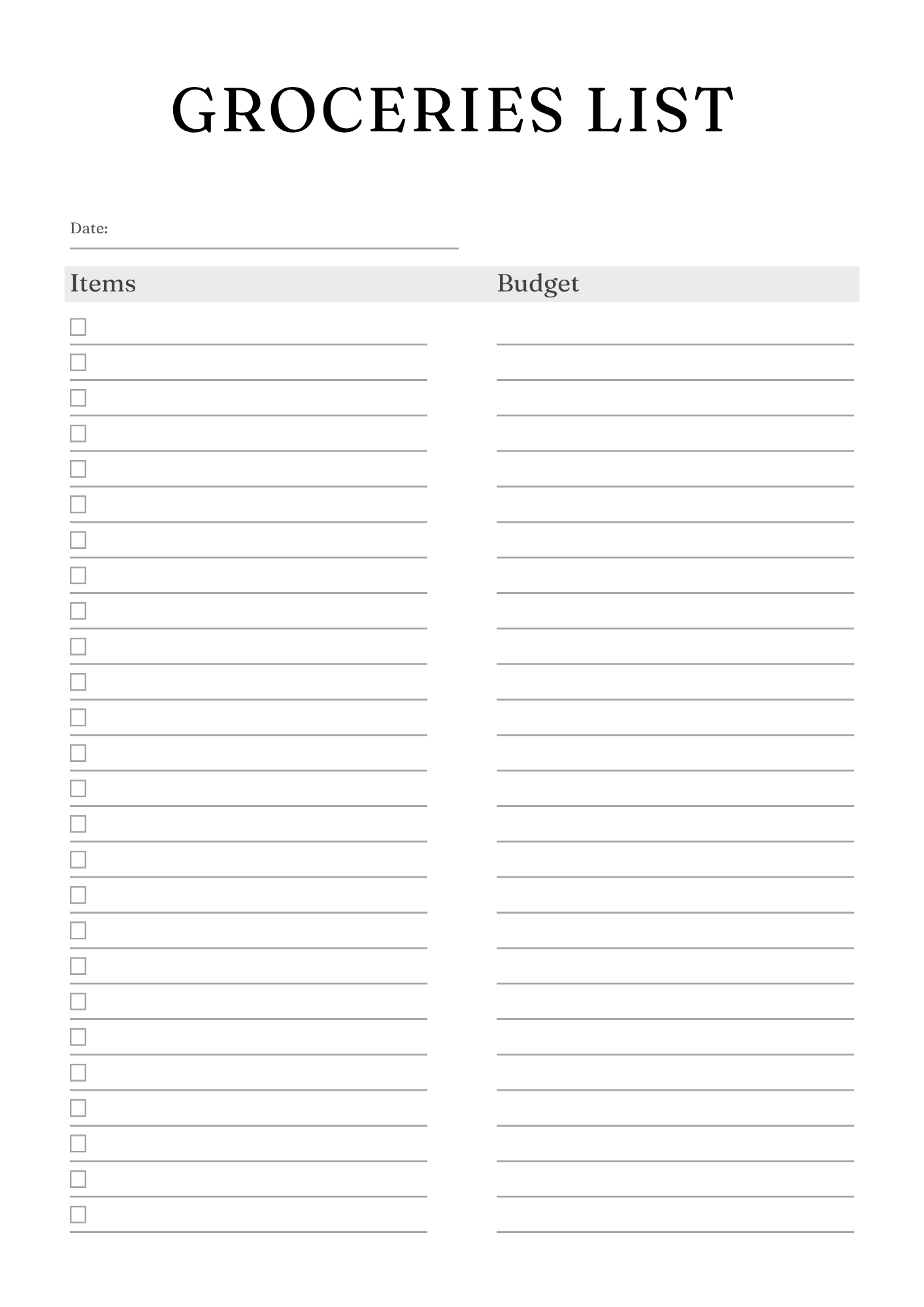 Active Life Meal Planner