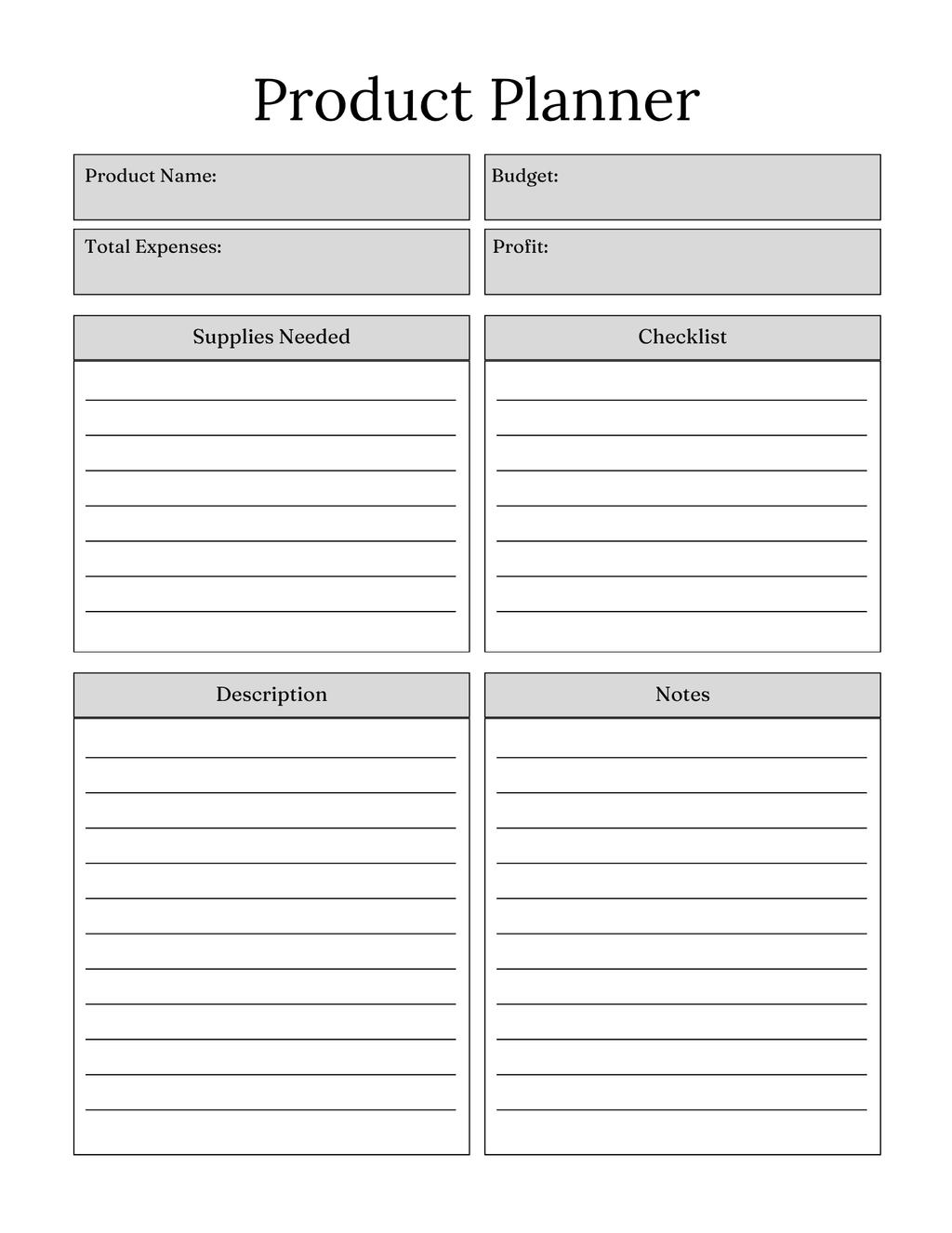 Small Business Bundle Planner