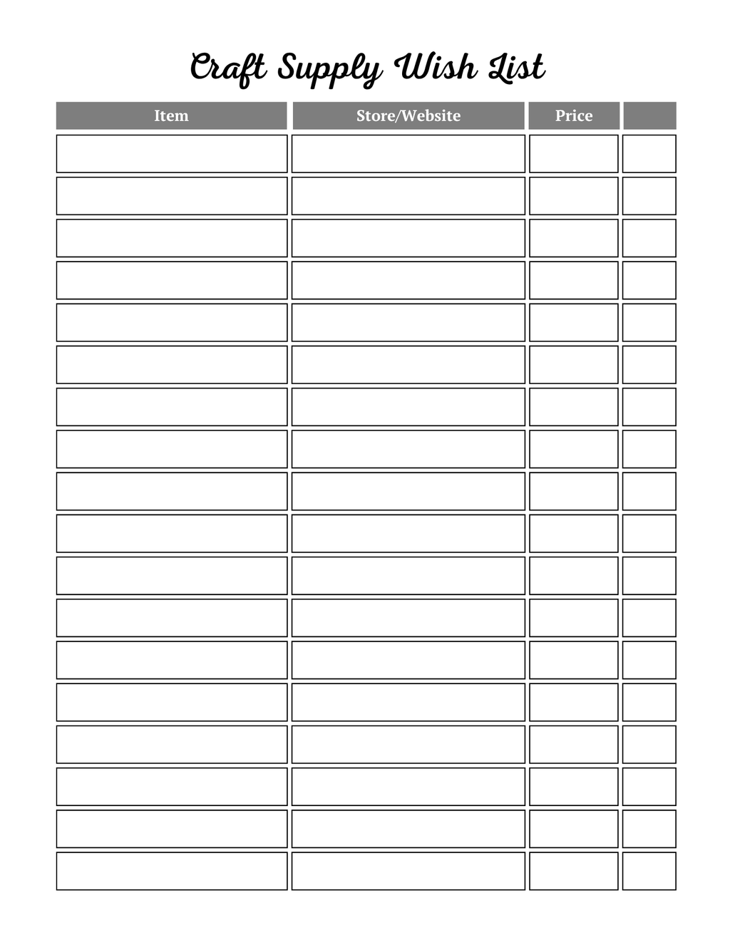 Craft Business Planner