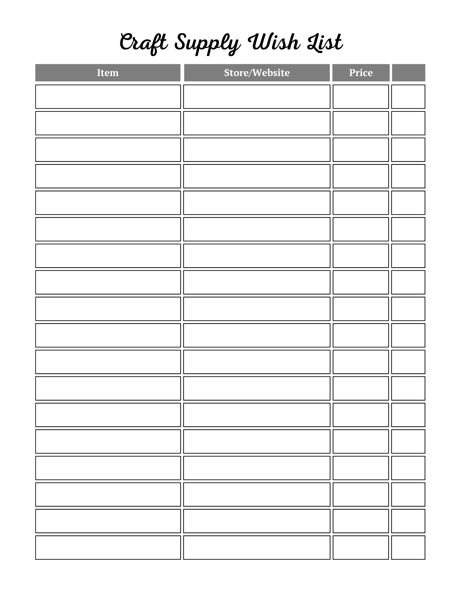 Craft Business Planner