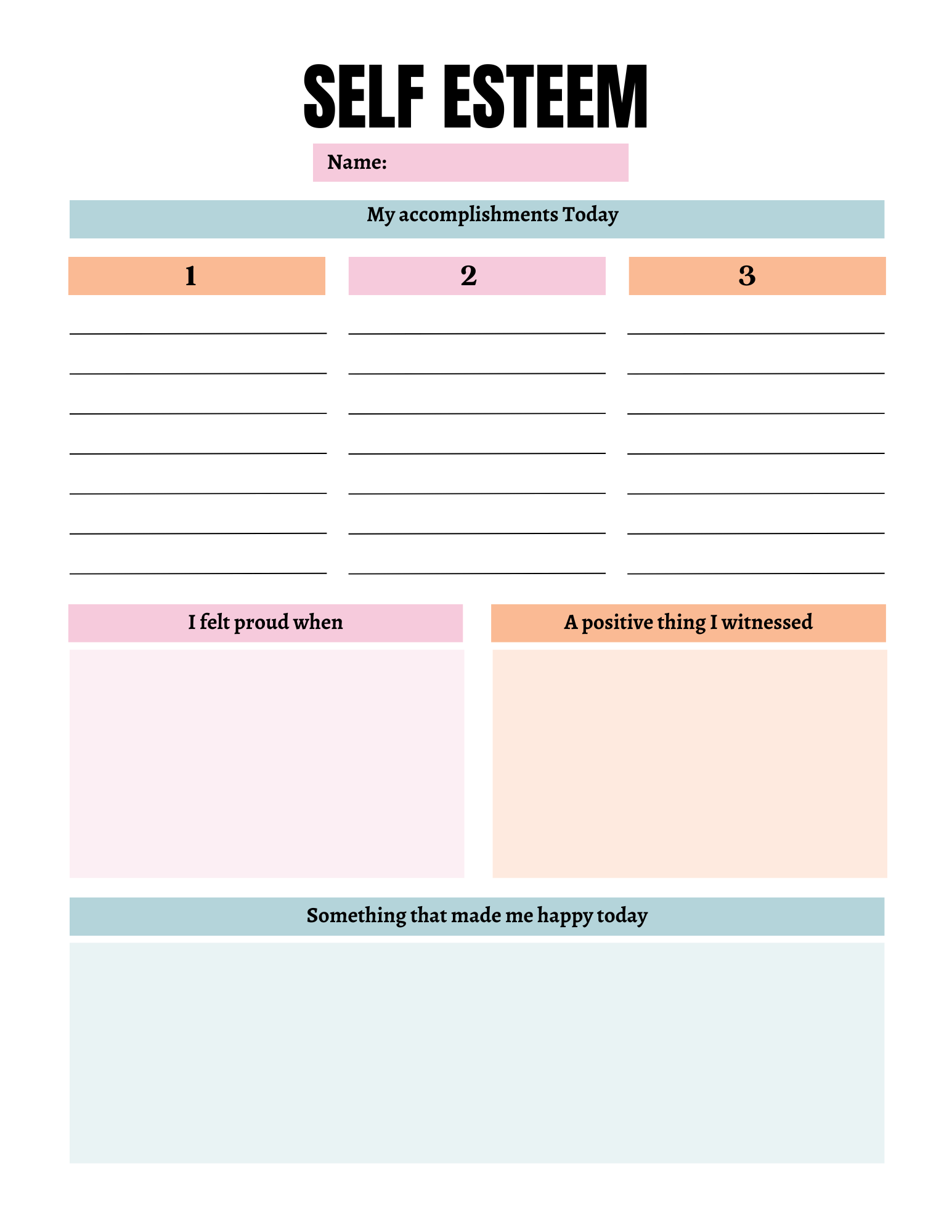 Self Control Activity Book