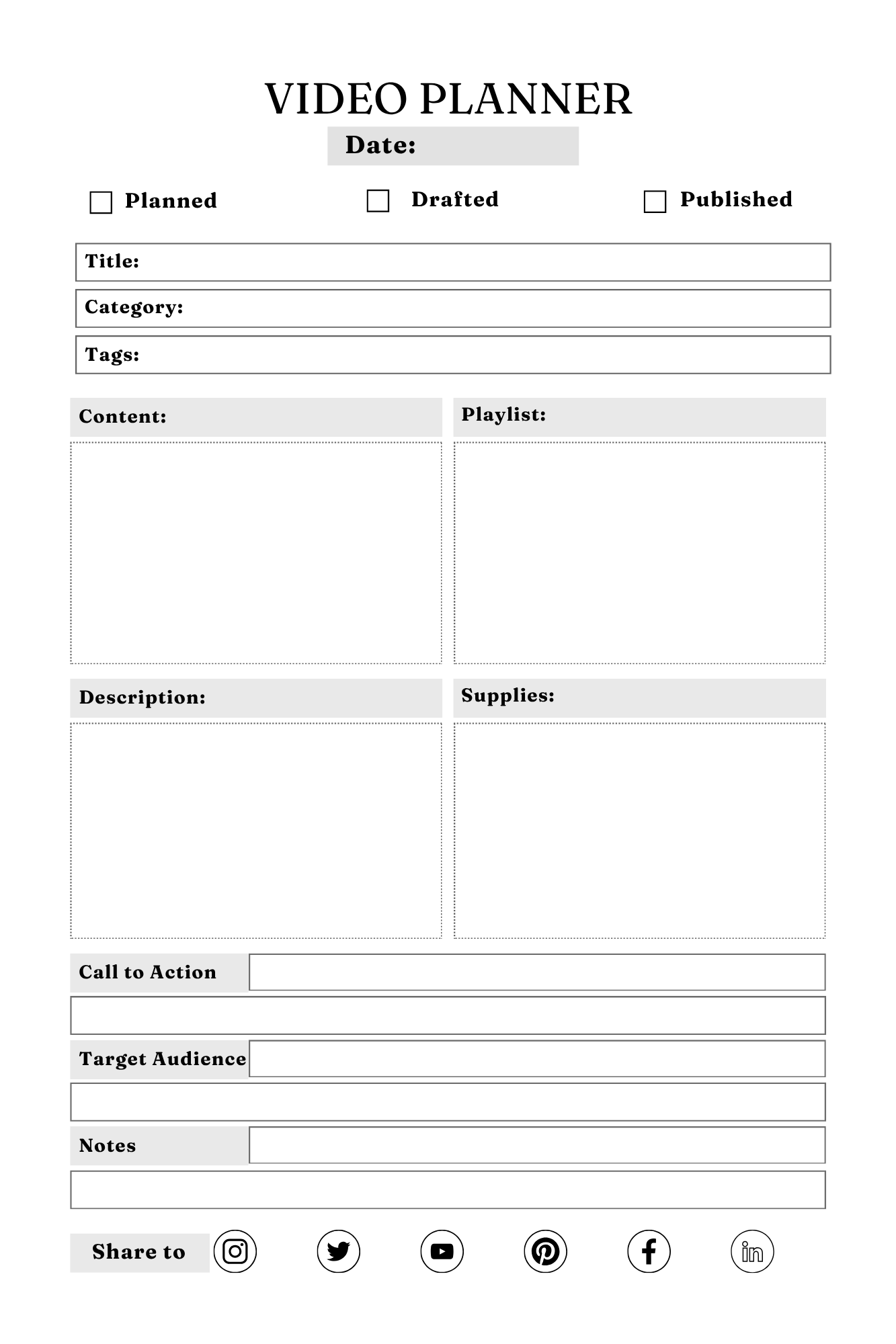Ultimate Social Media Marketing Planner