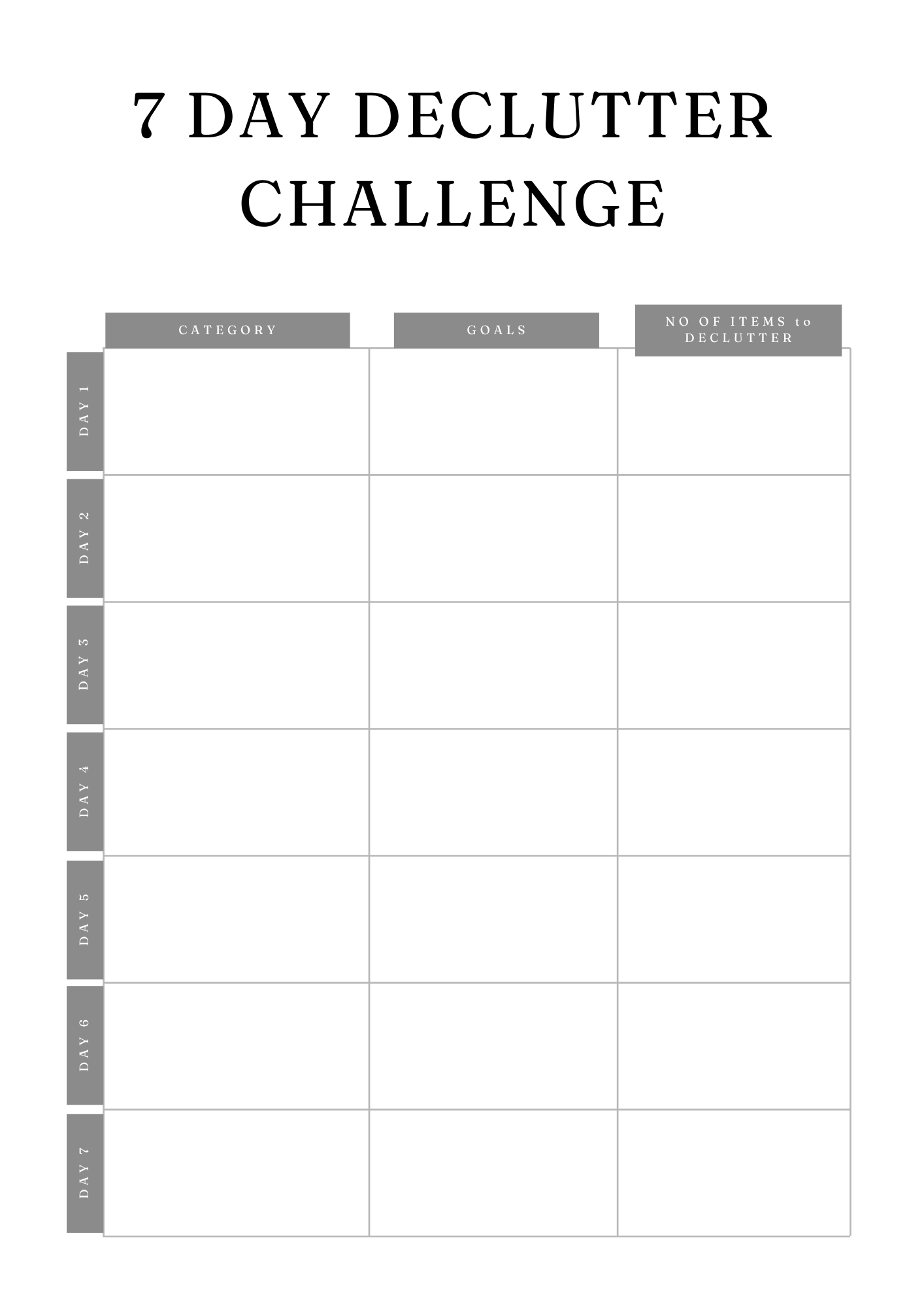 Ultimate Decluttering & Cleaning Planner