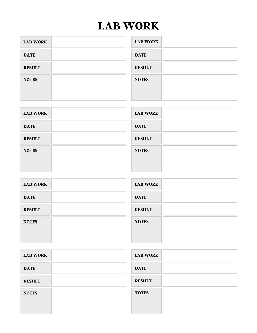 Comprehensive Health Care Planner