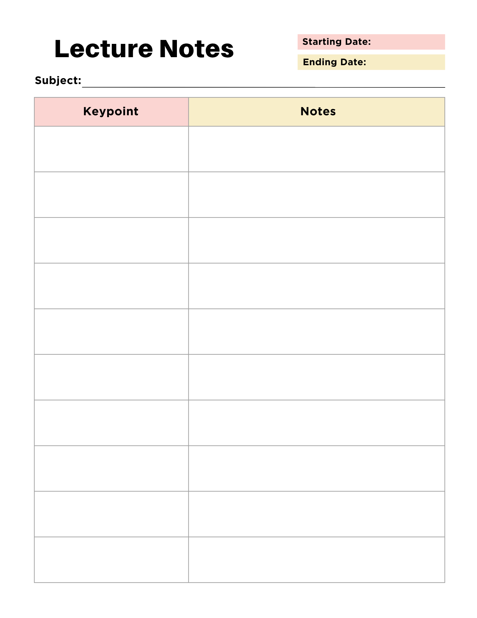 Student Success Organizer
