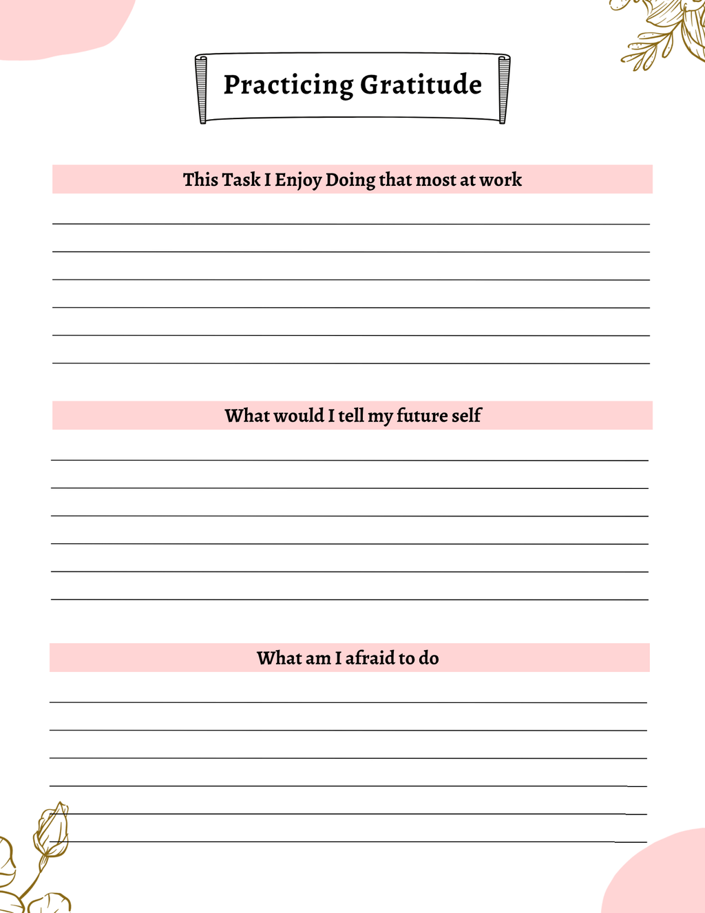 Bliss Gratitude Journal