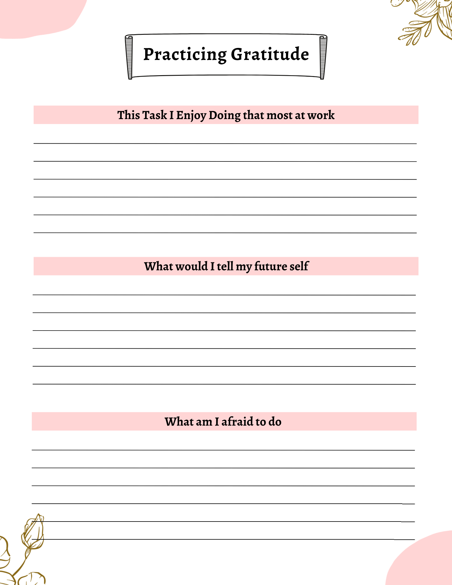 Bliss Gratitude Journal