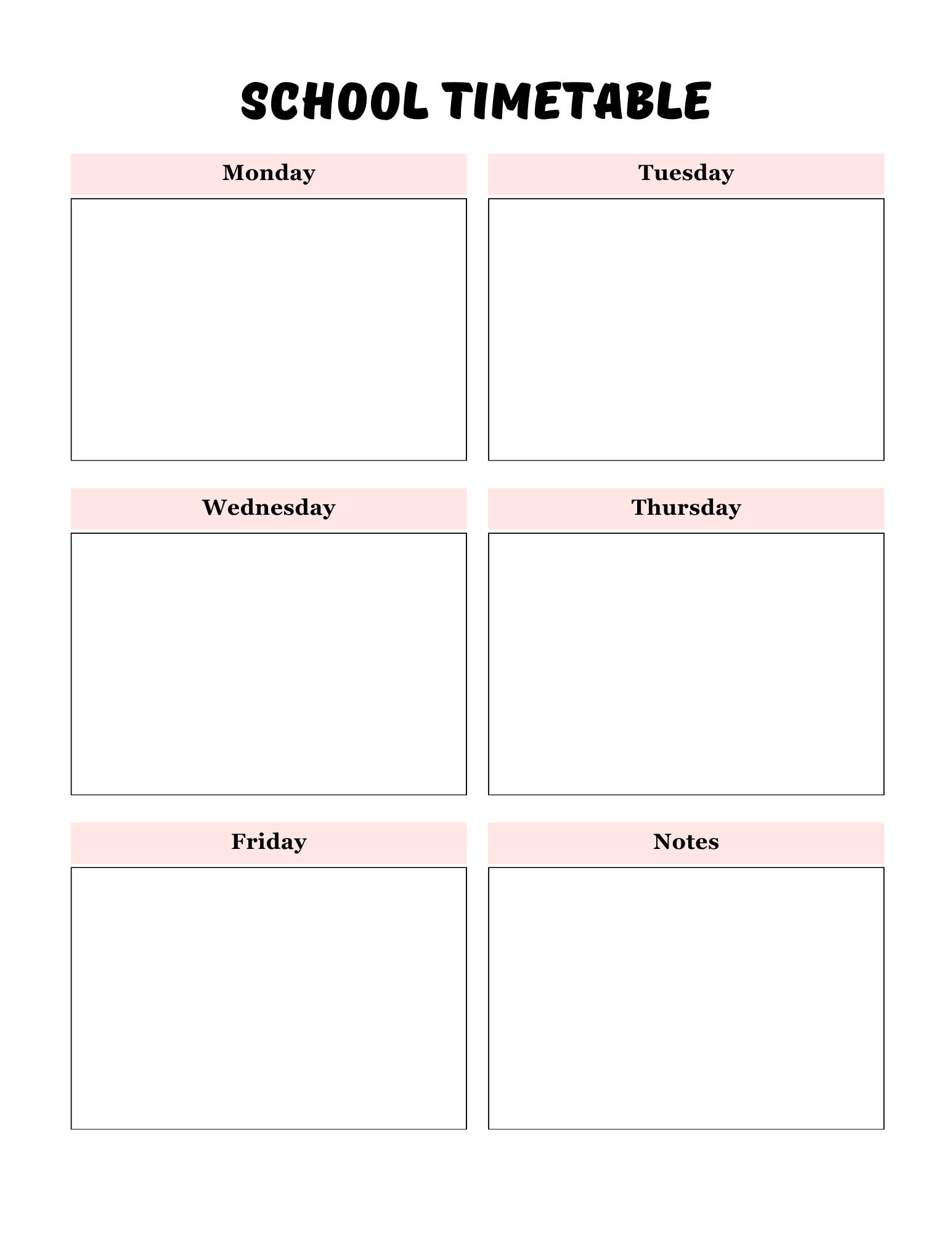 Back -to-school Planner