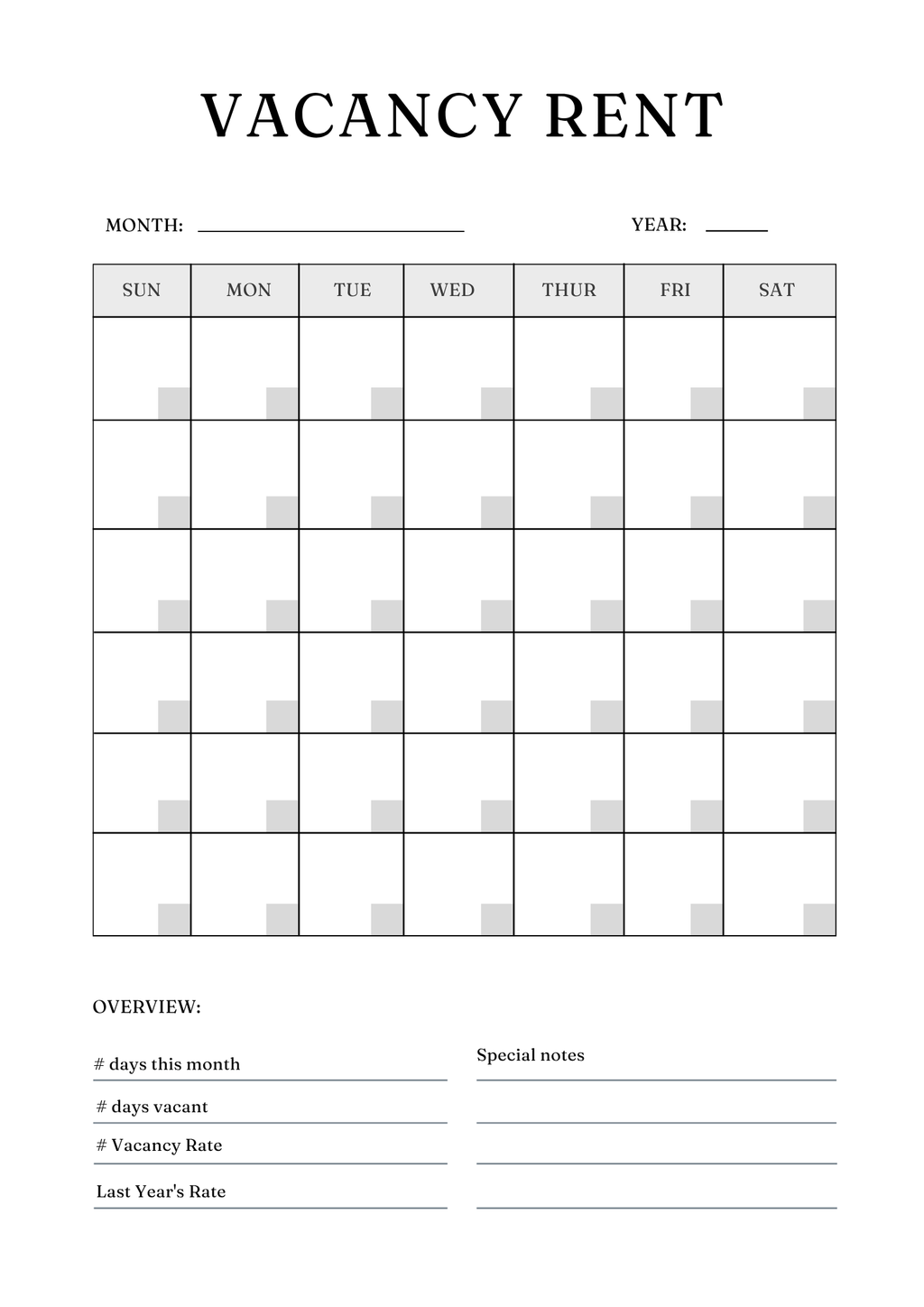 Rental Property Planner