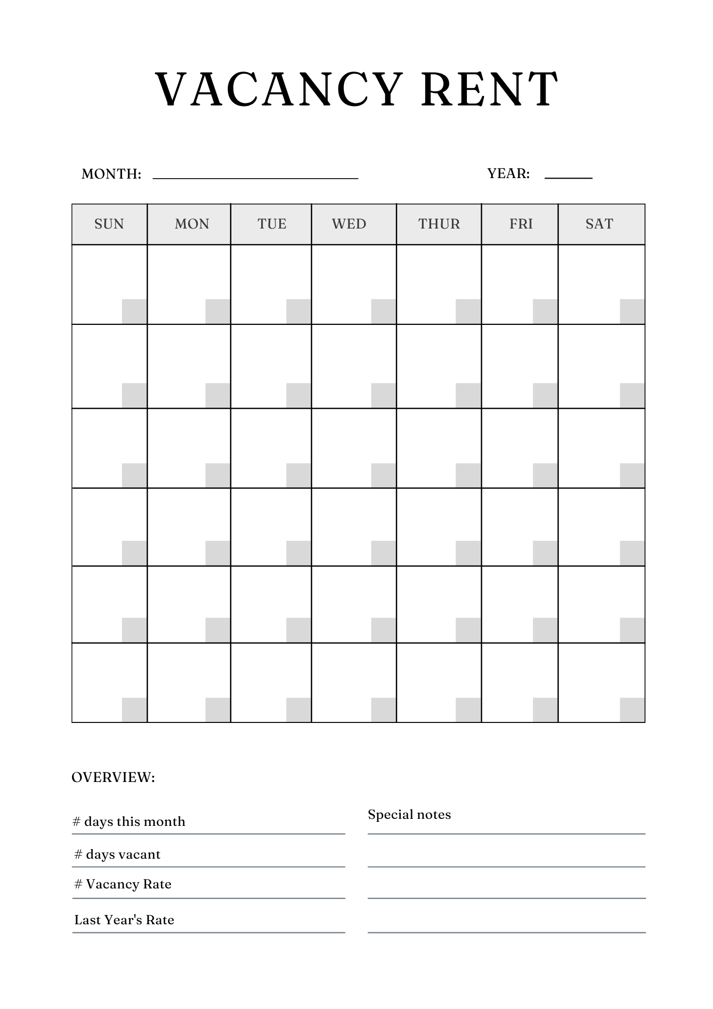 Rental Property Planner