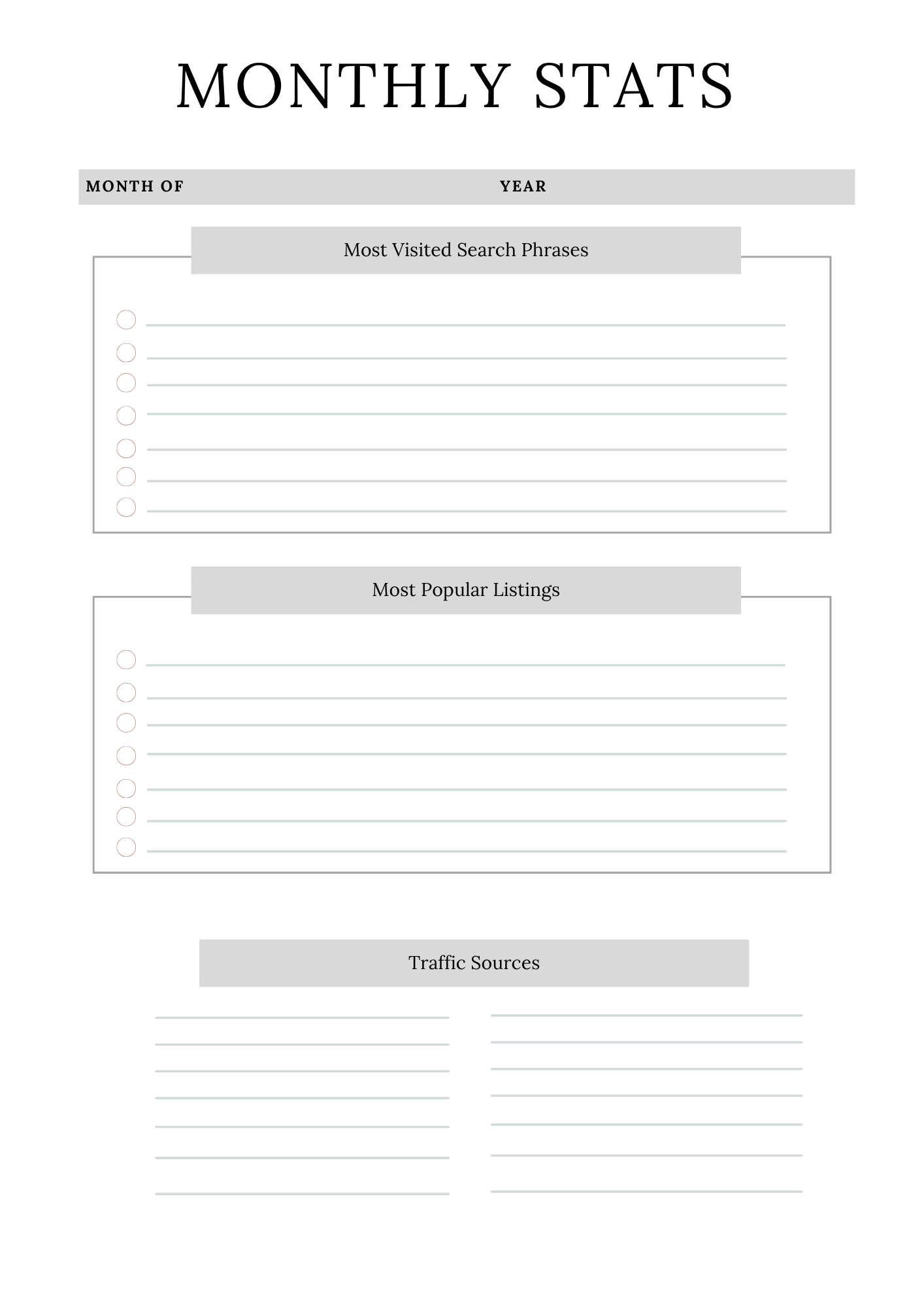Etsy Shop Planner