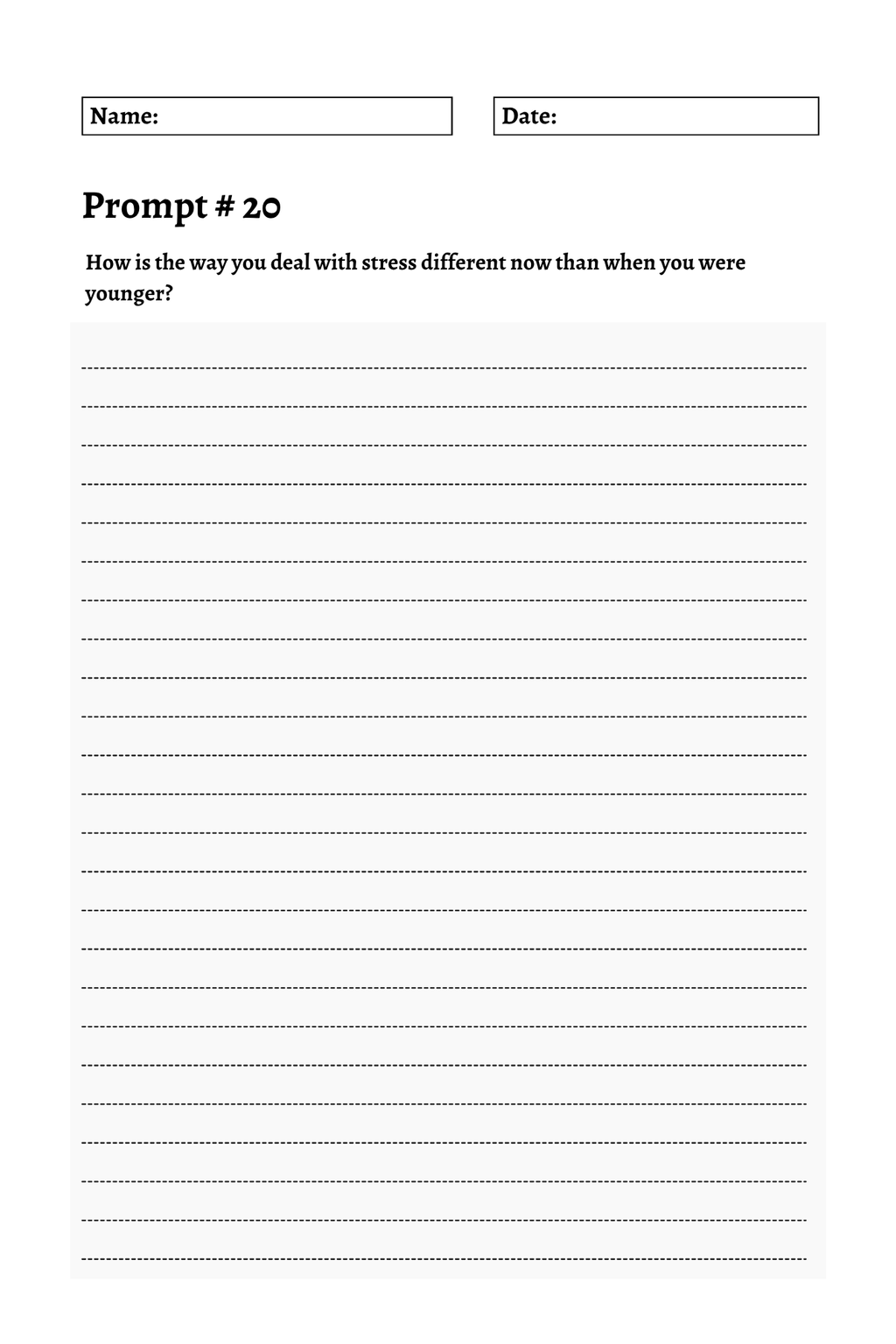 200 Mental Health Journey Prompts