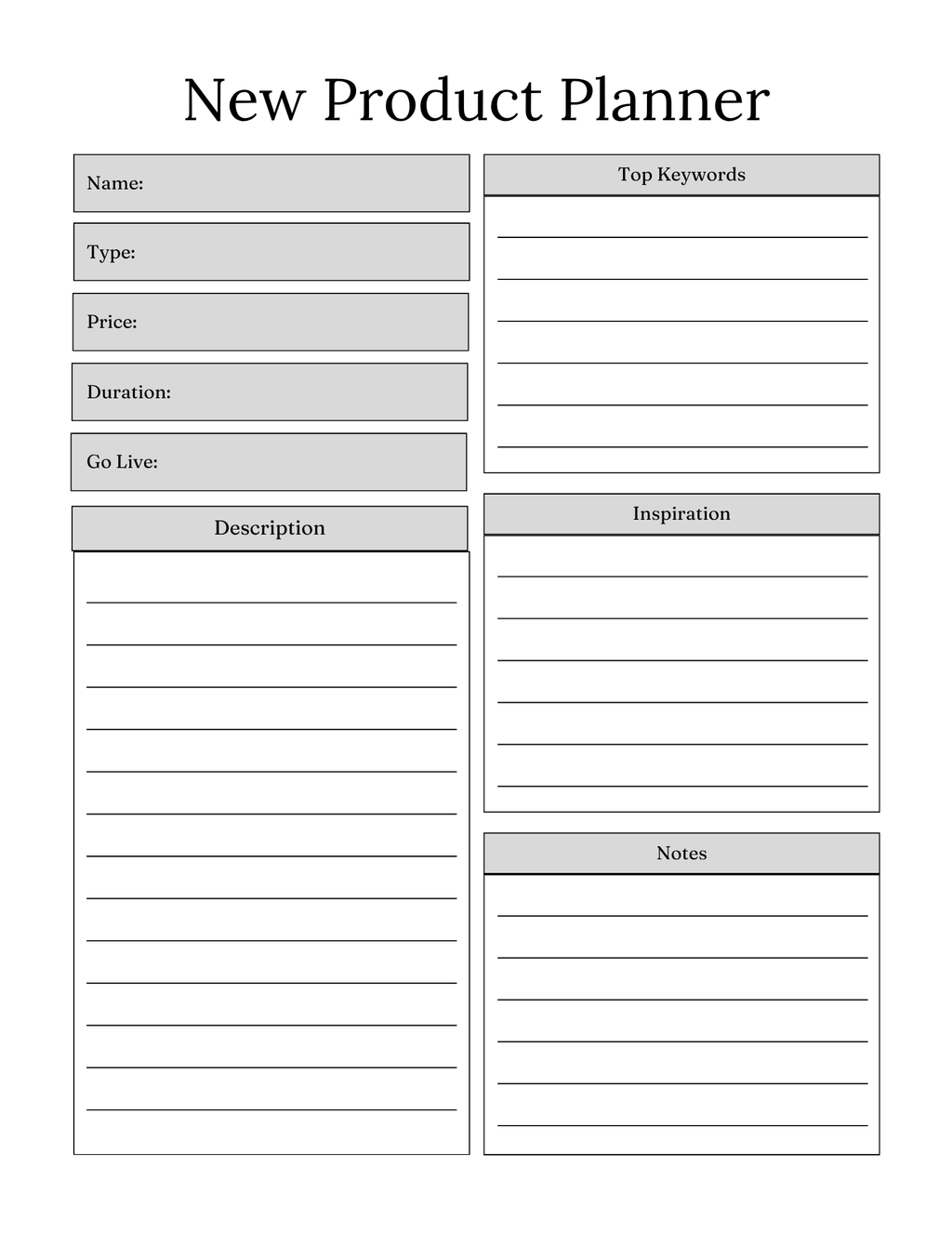 Small Business Bundle Planner