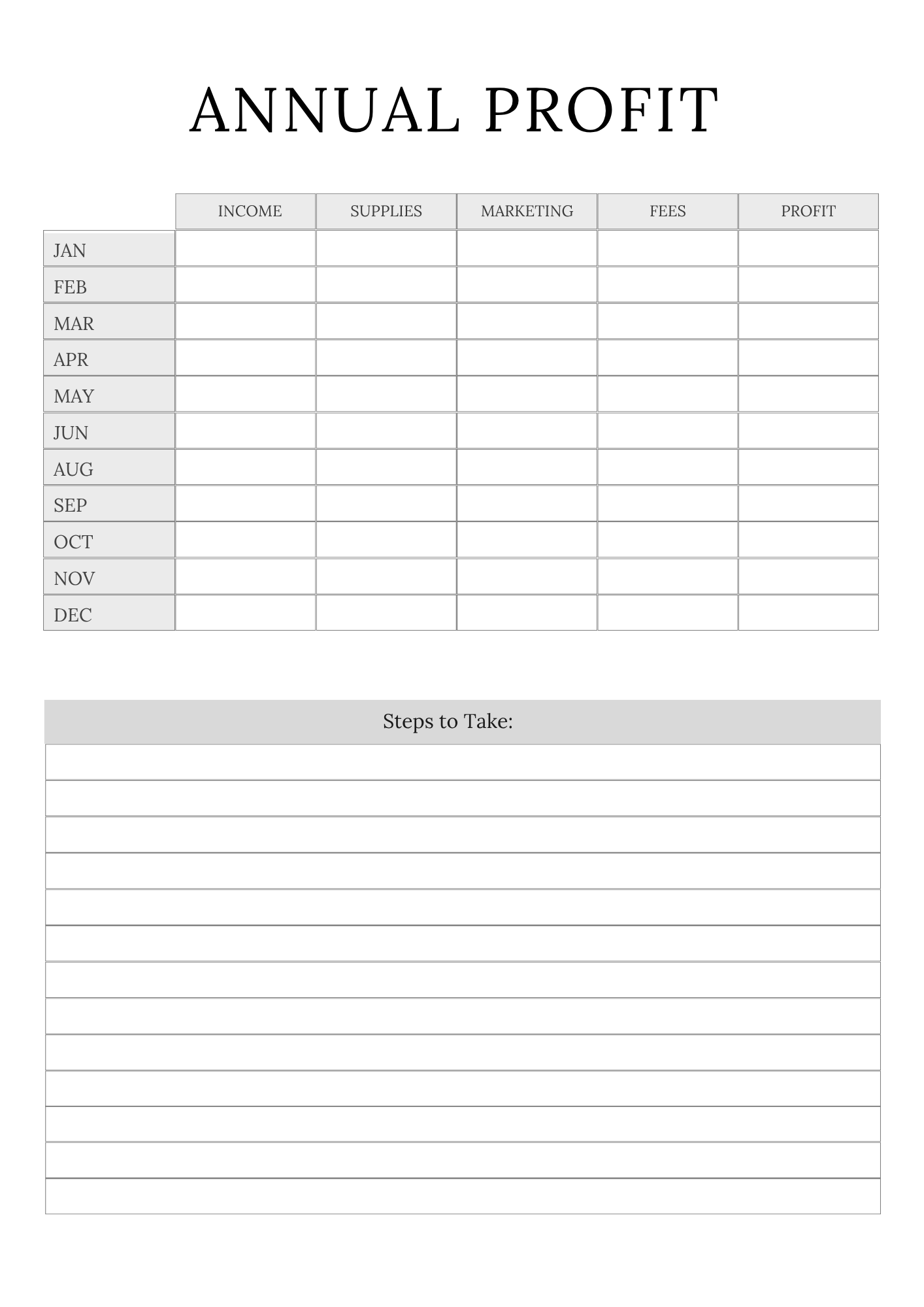 Etsy Shop Planner