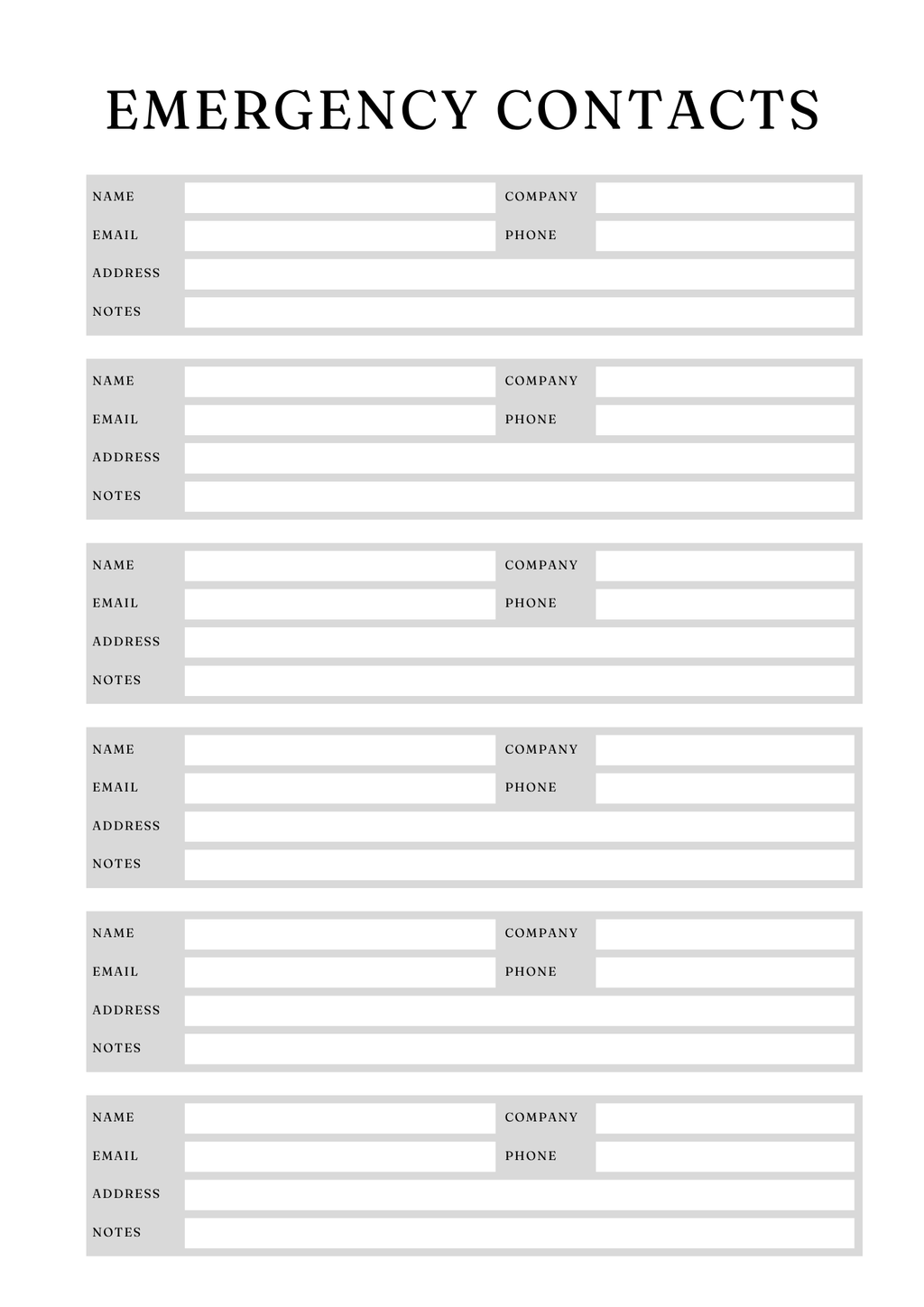 Comprehensive Medical Planner