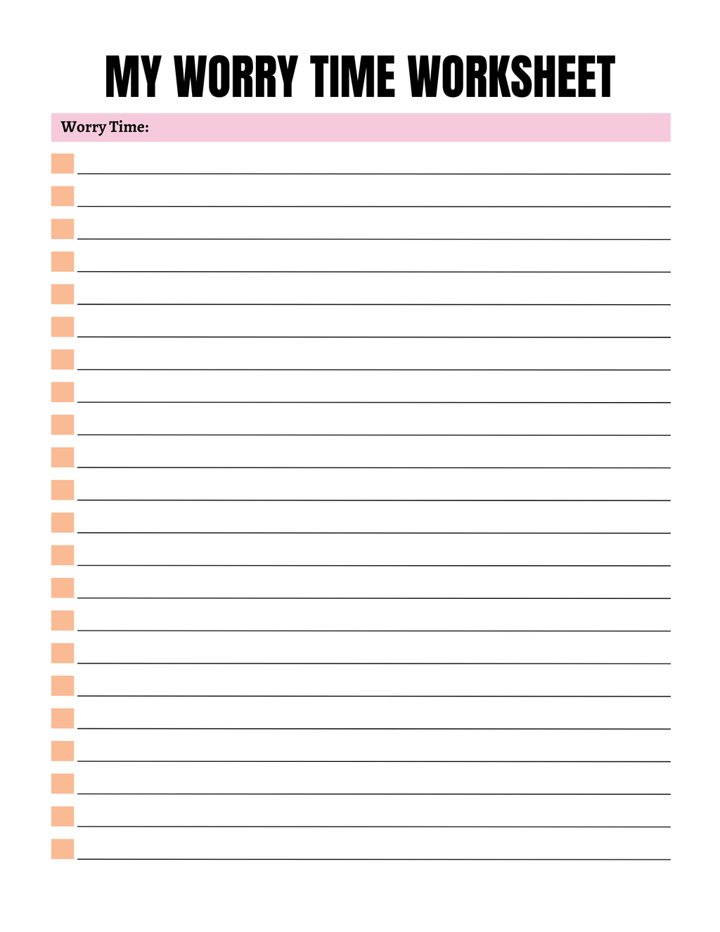 Self Control Activity Book