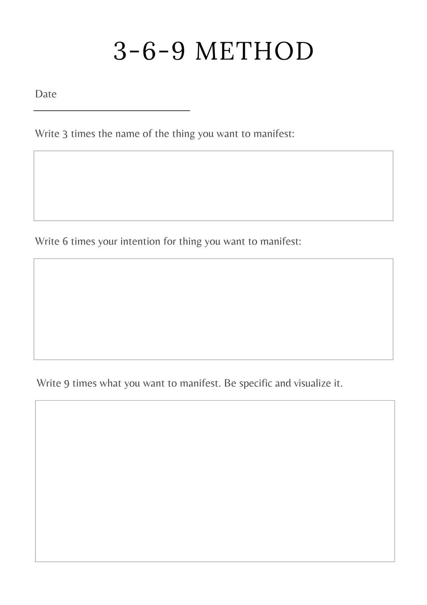 Law of Attraction Mastery Planner
