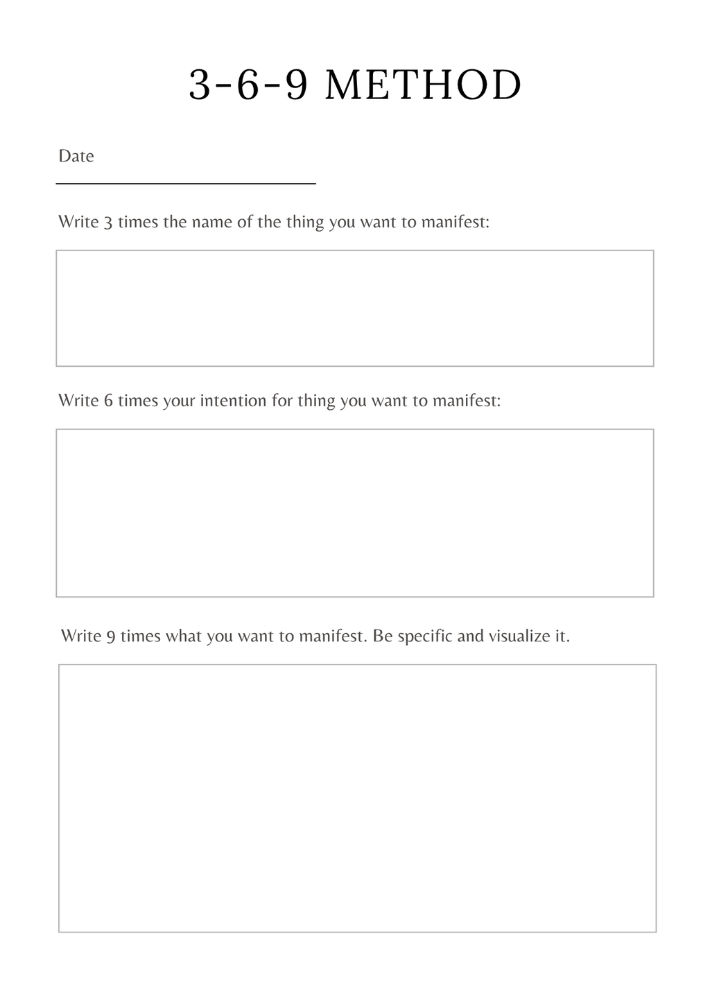 Law of Attraction Mastery Planner