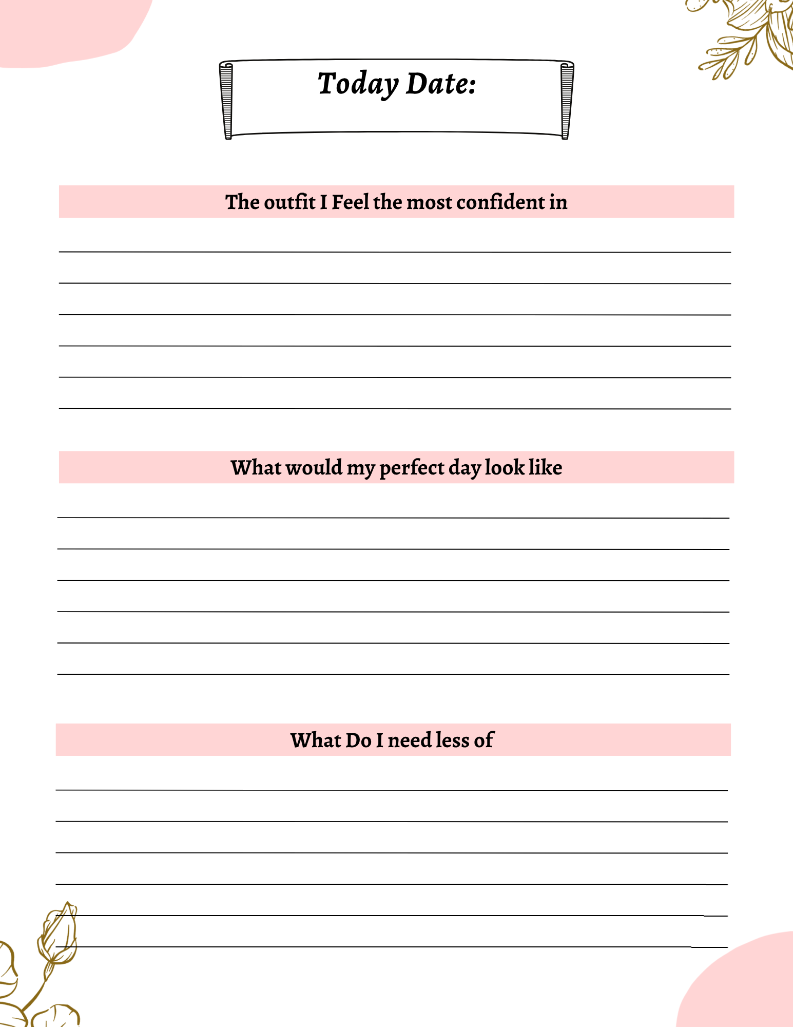 Bliss Gratitude Journal