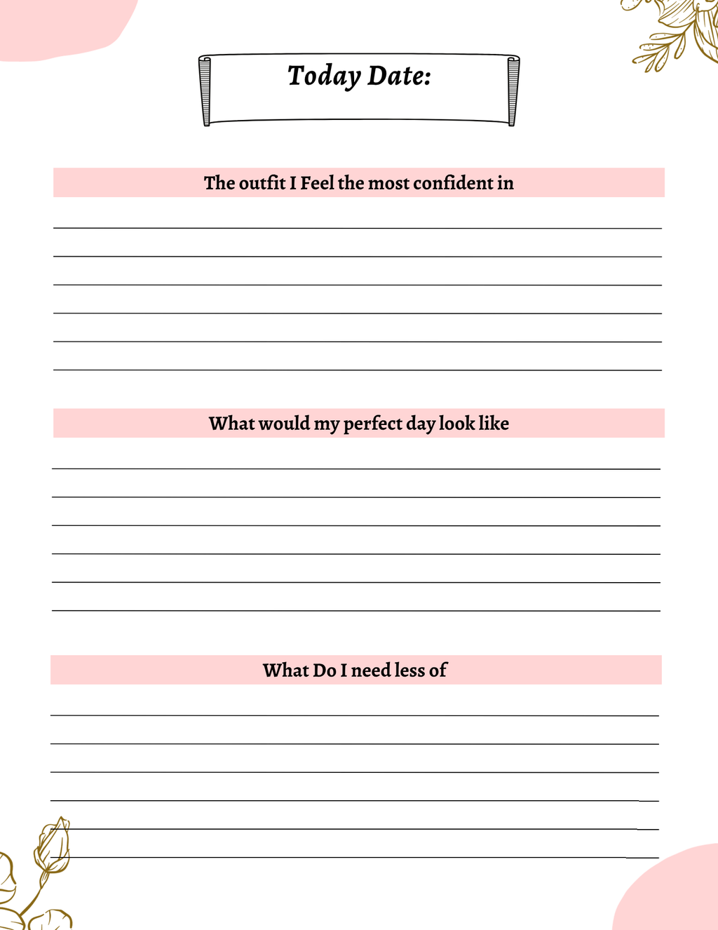 Bliss Gratitude Journal