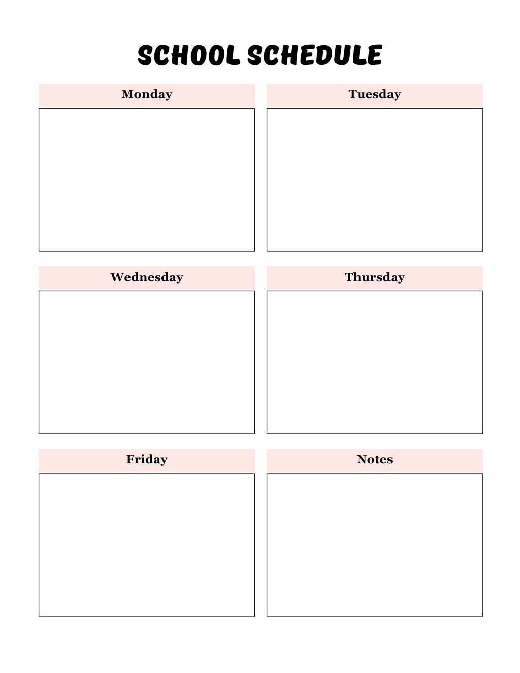 Back -to-school Planner