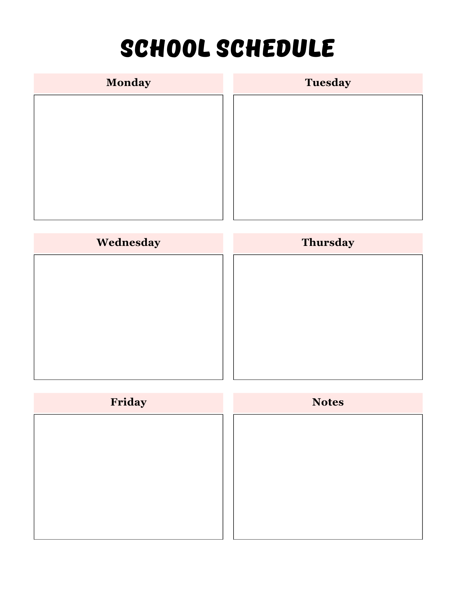 Back -to-school Planner