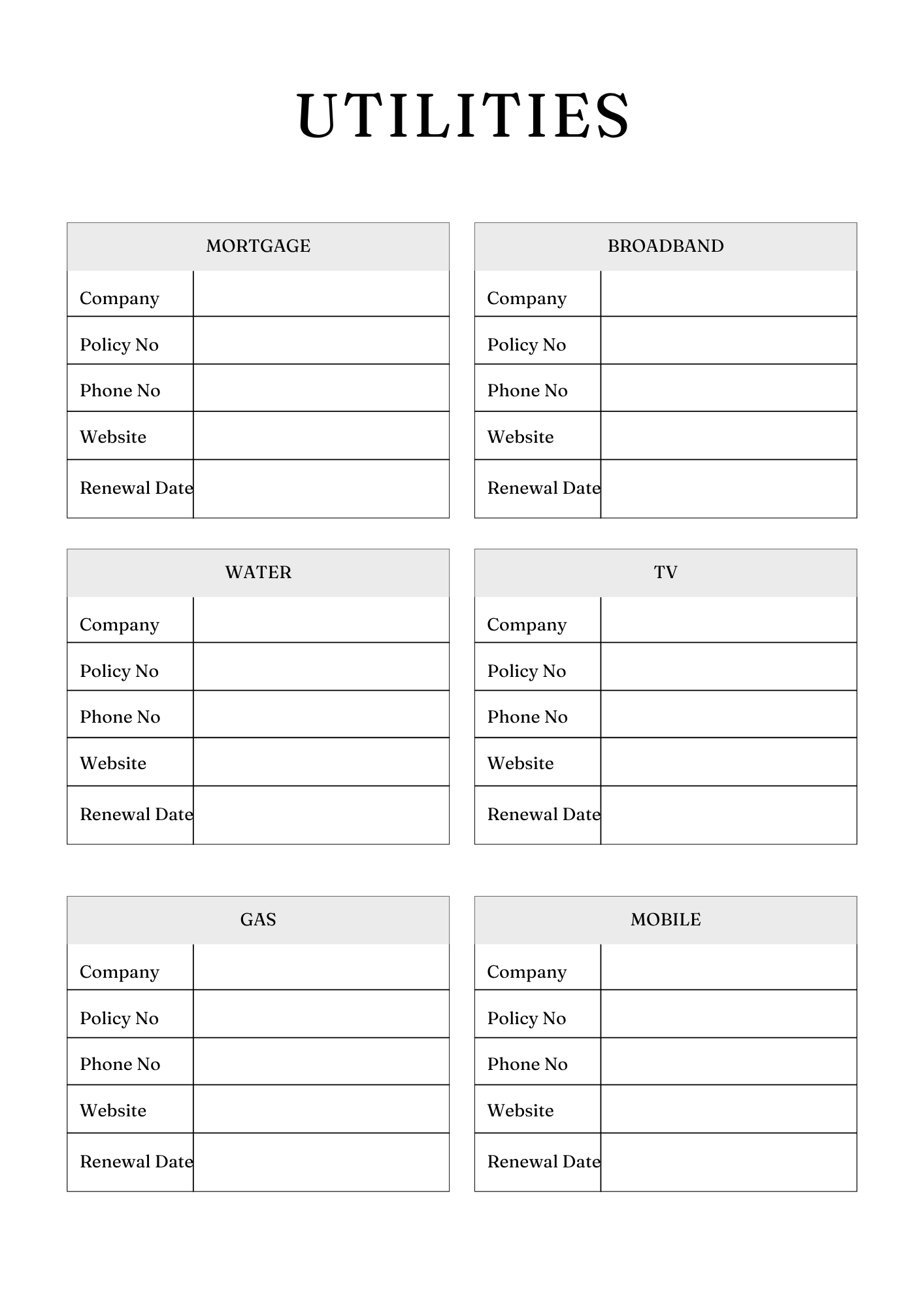 Rental Property Planner