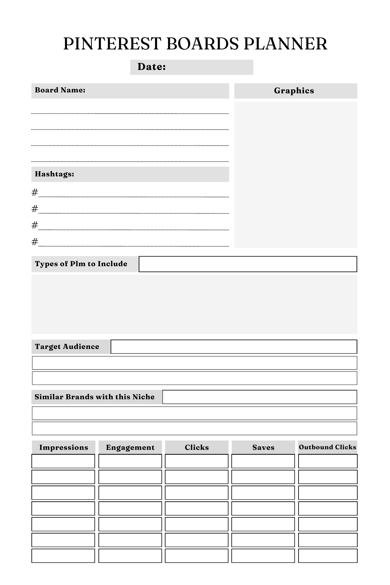 Ultimate Social Media Marketing Planner