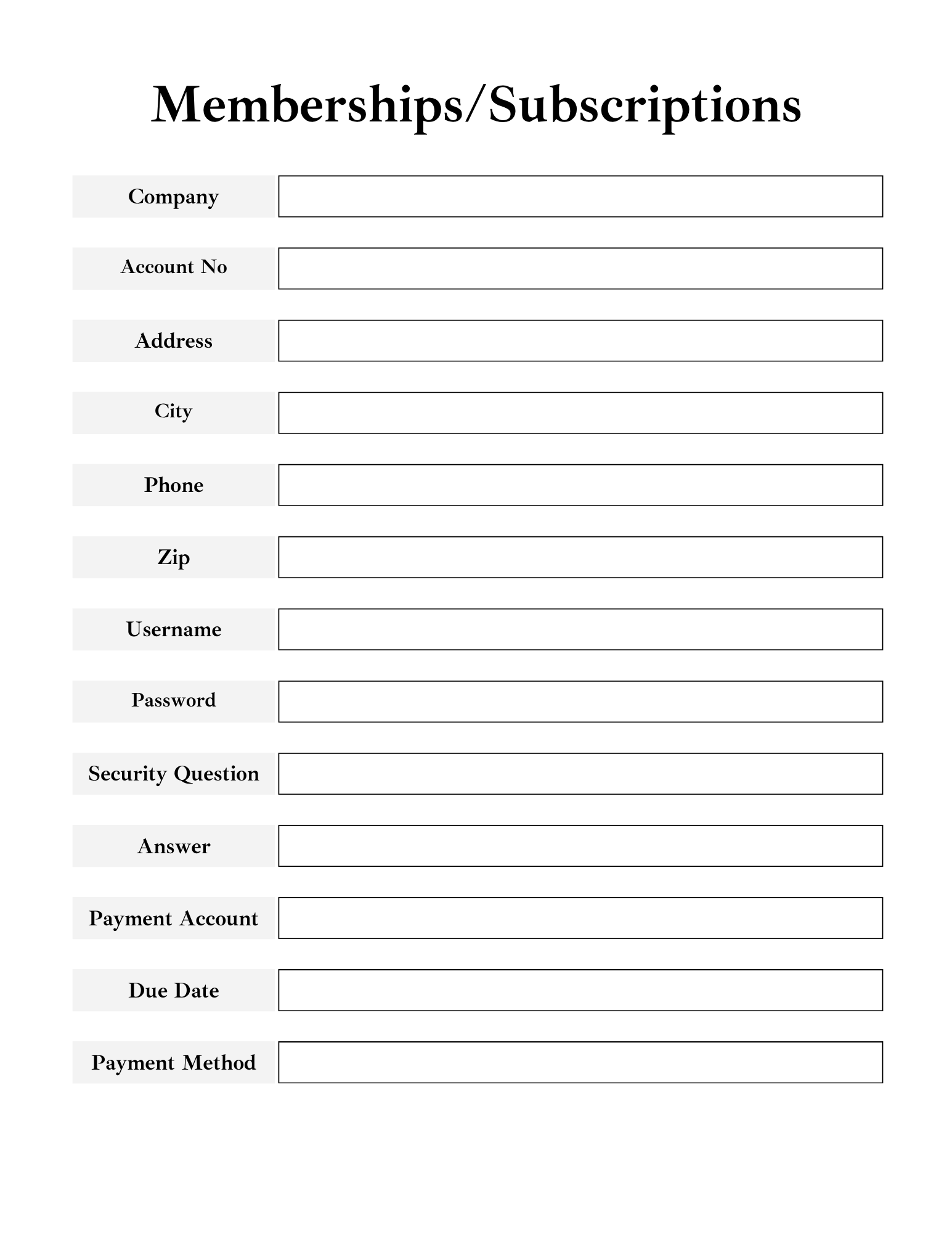 End of Life Planner