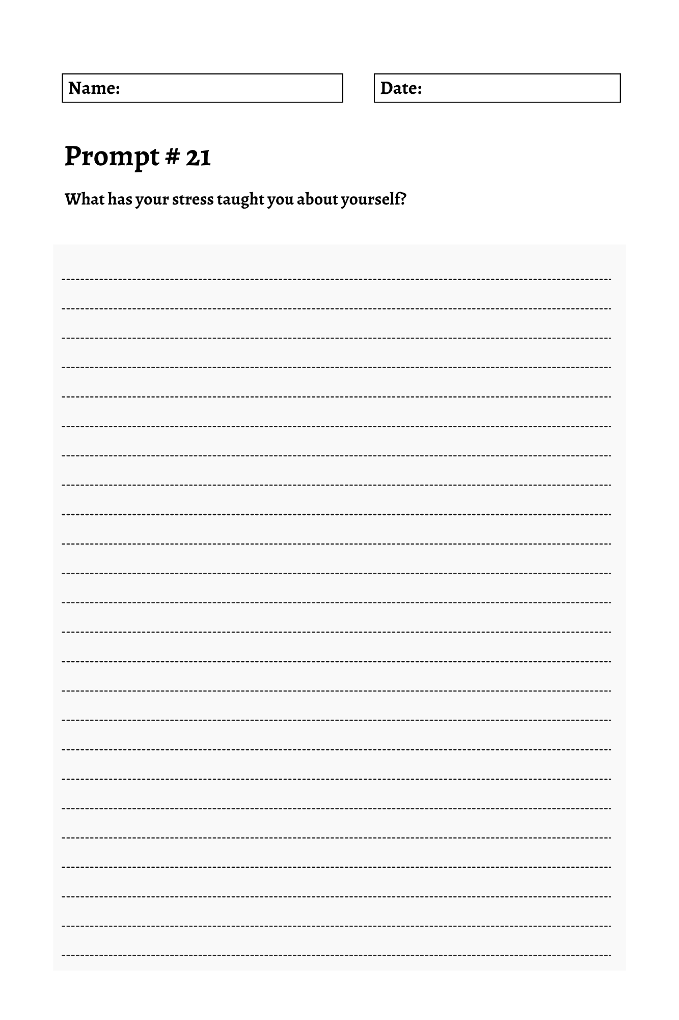 200 Mental Health Journey Prompts