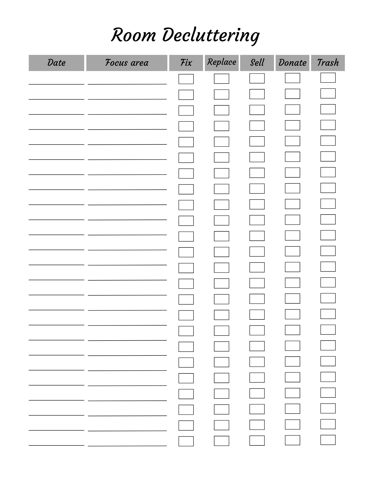 Ultimate Cleaning Planner